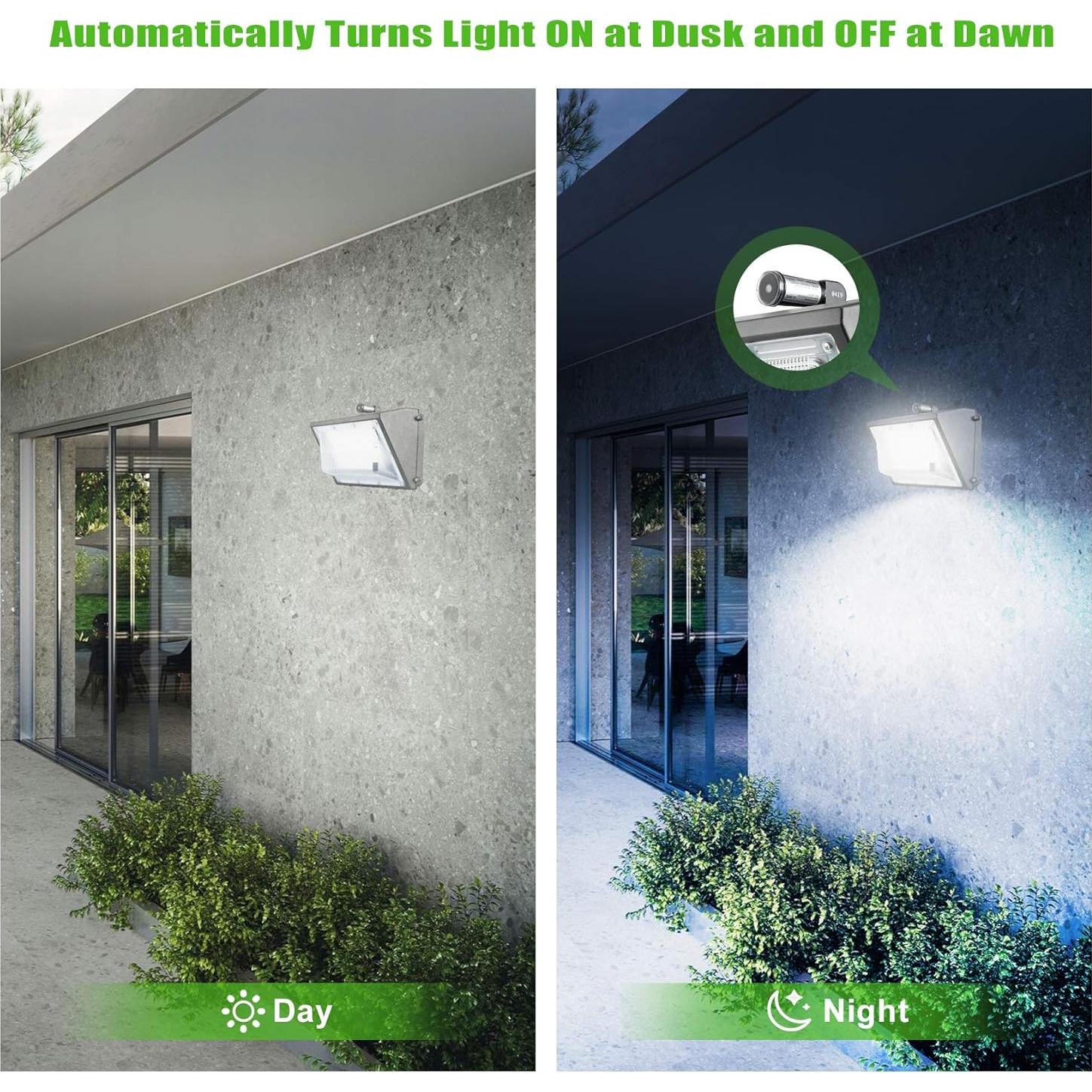 Paquete de 2 Sensores Dusk a Dawn ORRGENA IP65 110-240V