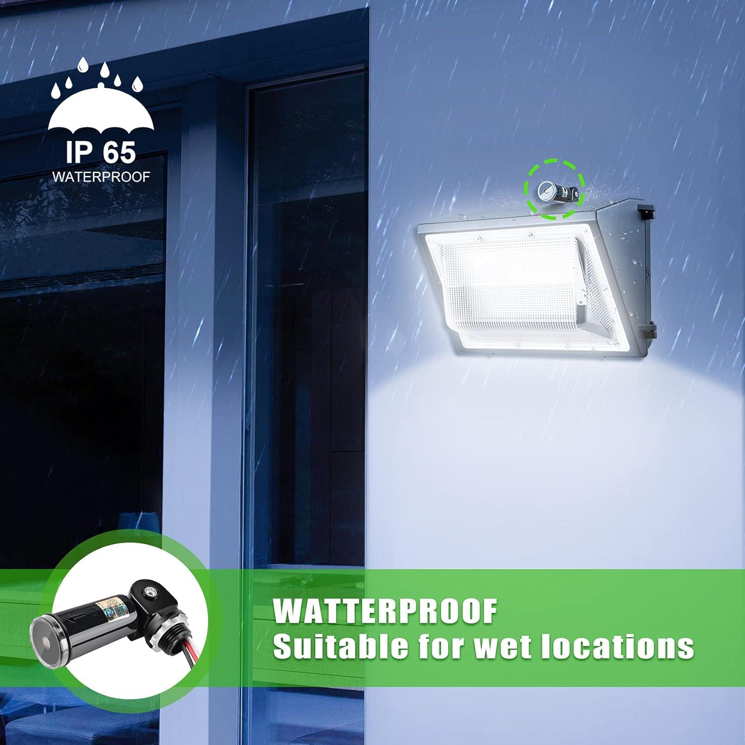 Paquete de 2 Sensores Dusk a Dawn ORRGENA IP65 110-240V