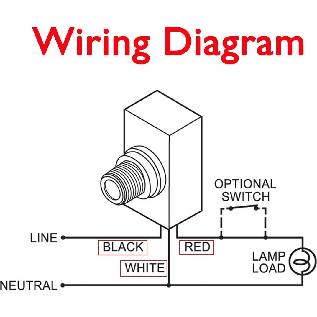 Interruptor Fotoeléctrico Lelukee para Luz Exterior 120V AC