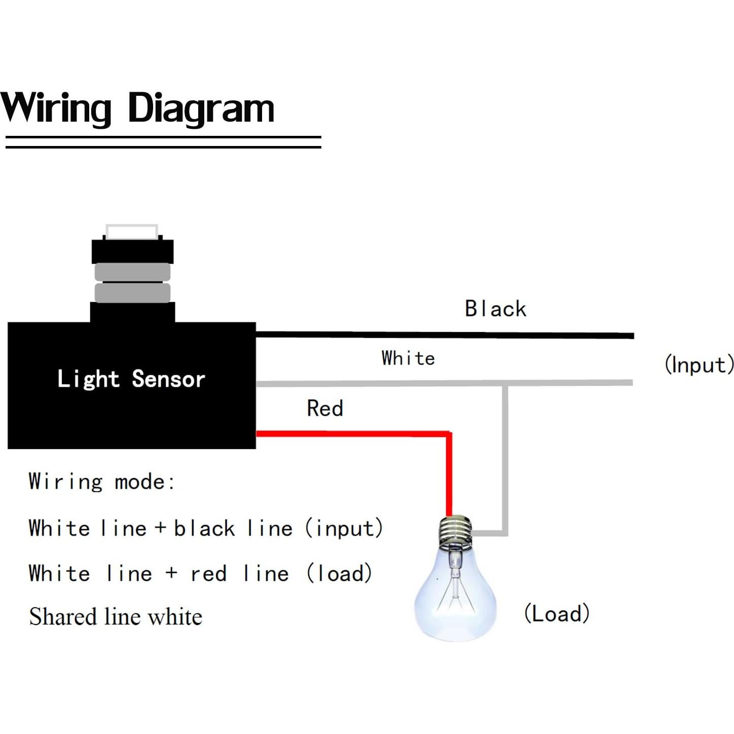 Sensor de Luz Fotocélula Meskliu SR-05 105V-130V CA 5A