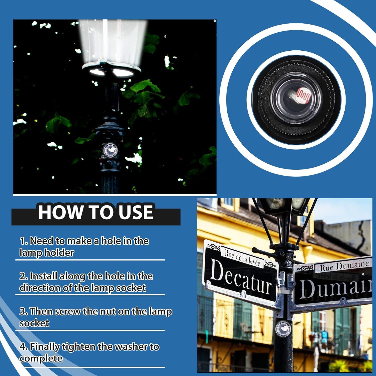 Sensor Fotoeléctrico Flutesan 6 Paquetes 100-277V Automático