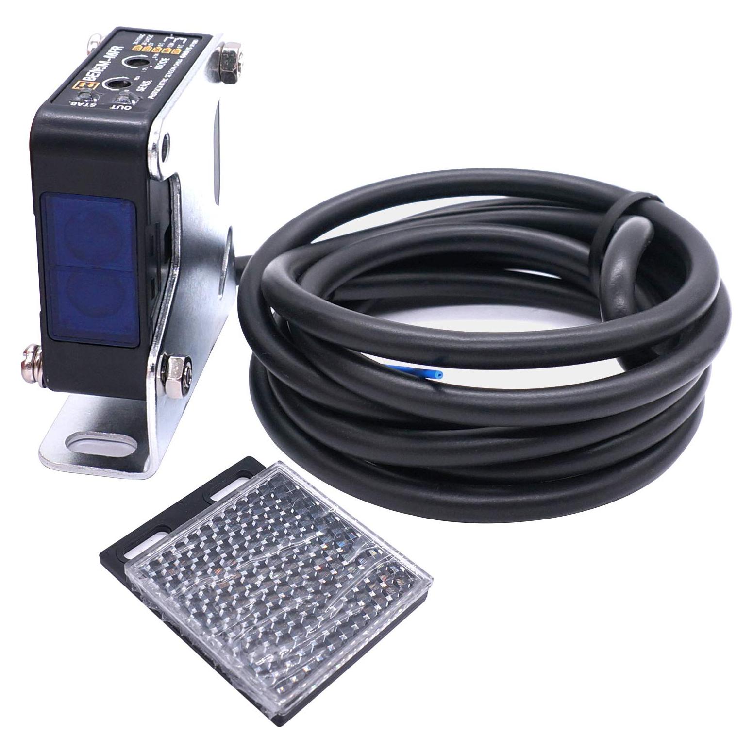 Sensor de Haz Fotoeléctrico Taiss BEN5M 12-240VDC 5m IP65