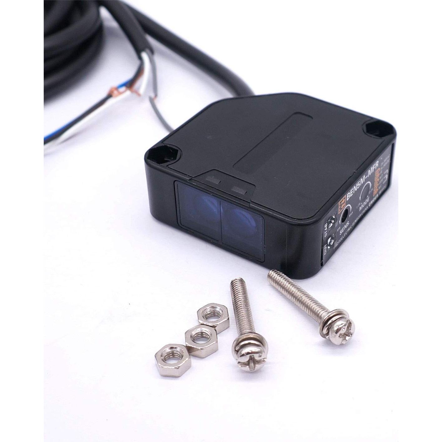 Sensor de Haz Fotoeléctrico Taiss BEN5M 12-240VDC 5m IP65