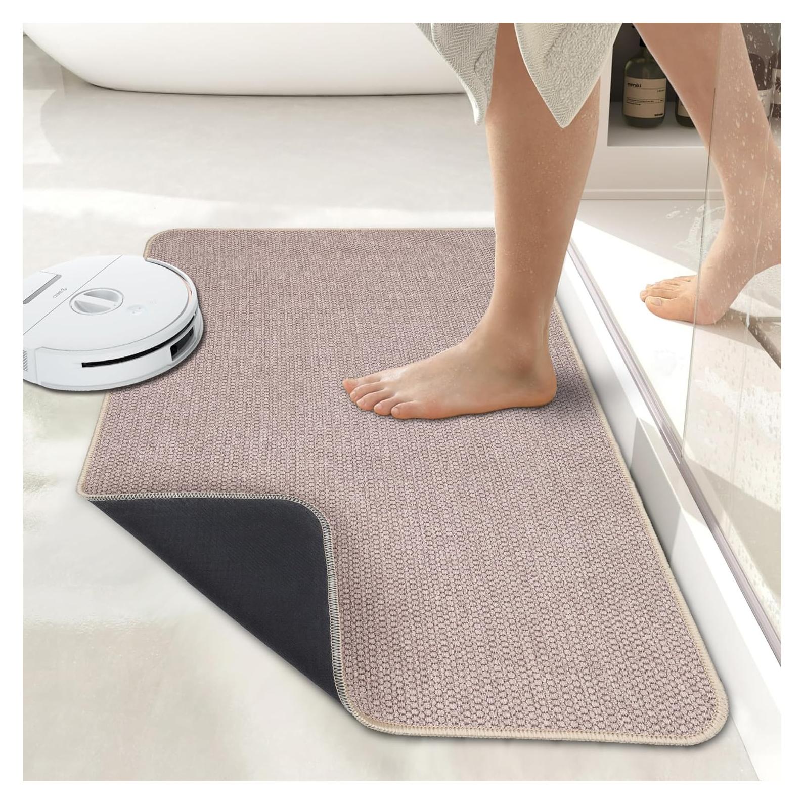 Alfombra de Baño Antideslizante Bosap Beige 17x27 cm