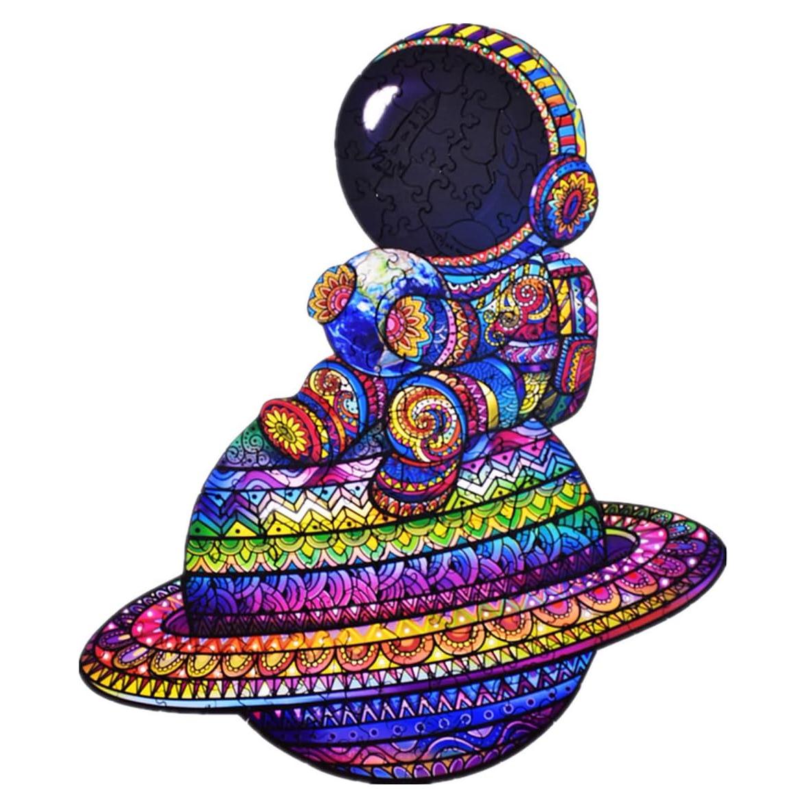 Rompecabezas de Madera Wetufin 150 Piezas Astronautas