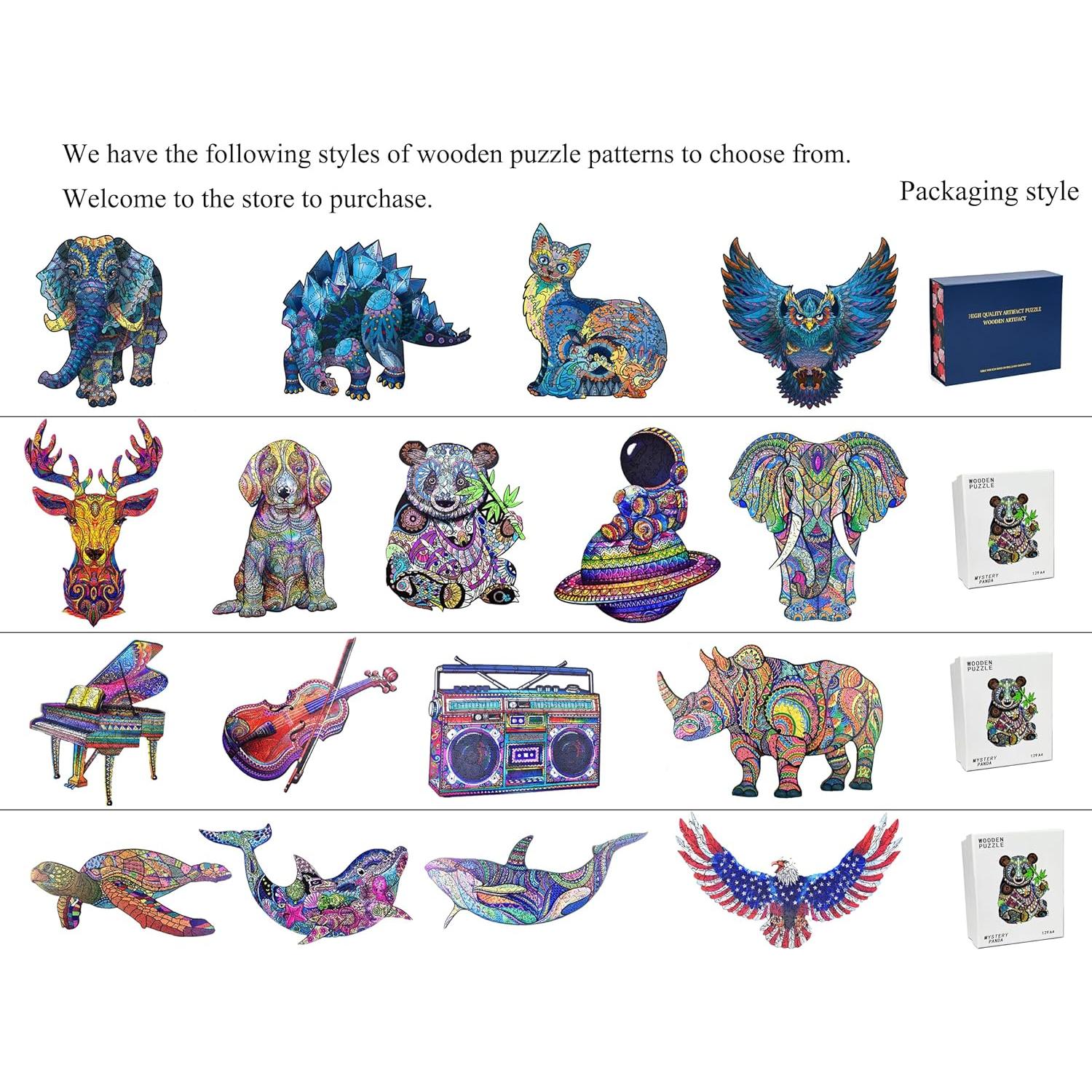 Rompecabezas de Madera Wetufin 150 Piezas Astronautas