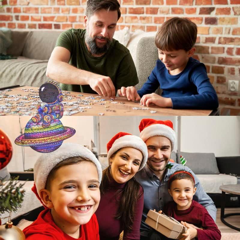 Rompecabezas de Madera Wetufin 150 Piezas Astronautas