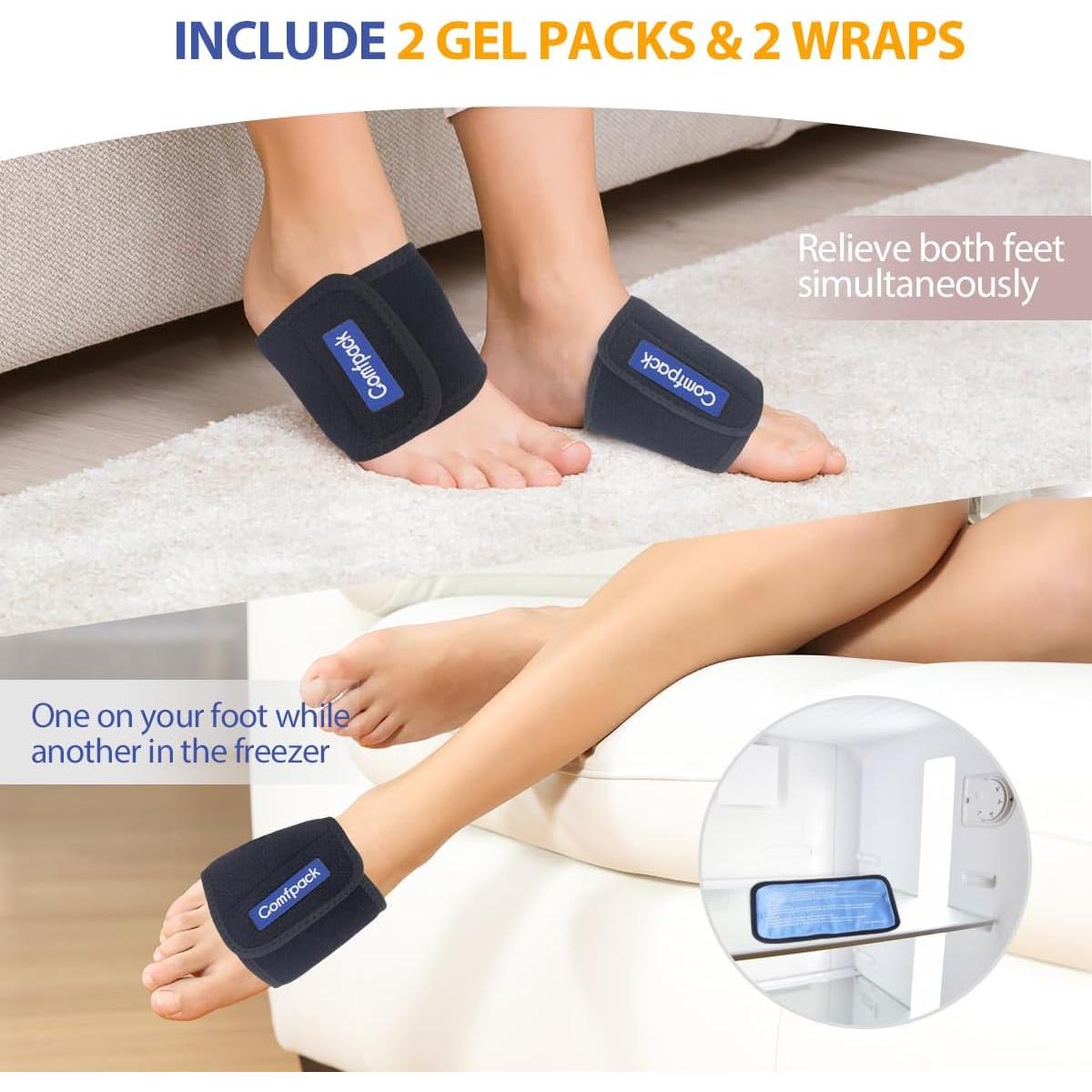 Compresa Fría Comfpack con 2 Paquetes de Gel Reutilizables