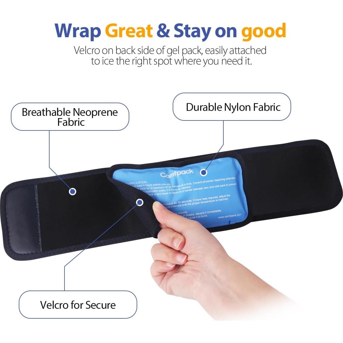 Compresa Fría Comfpack con 2 Paquetes de Gel Reutilizables