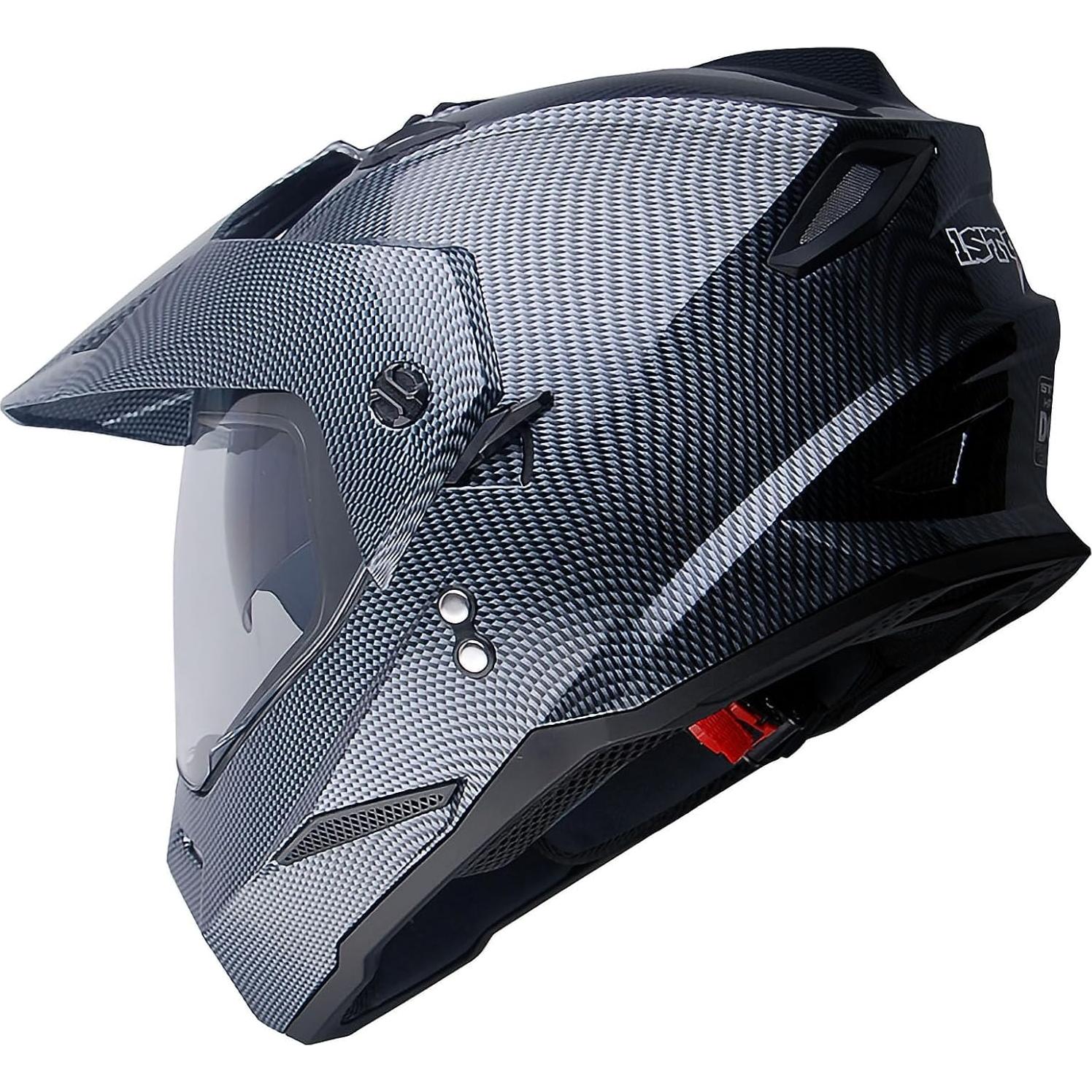 Casco Motocicleta 1Storm HF802 Doble Visor Negro