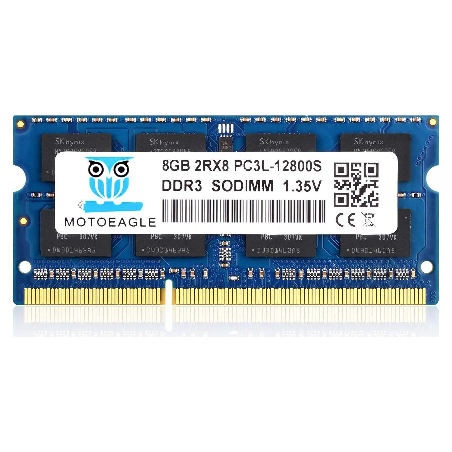 Memoria RAM 8GB DDR3L 1600MHz SODIMM Motoeagle 1.35V