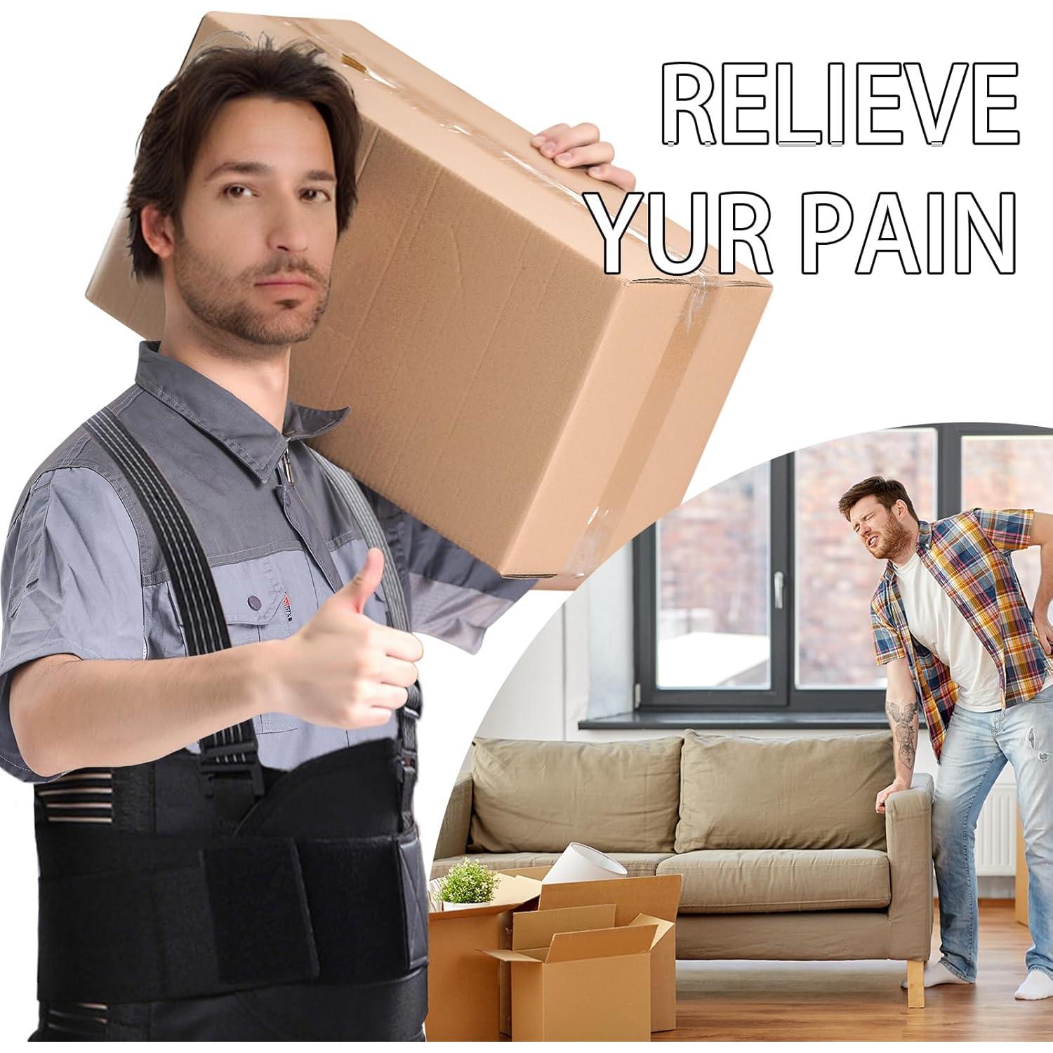 Faja de Soporte Lumbar FHOCSLO Ajustable para Espalda Baja