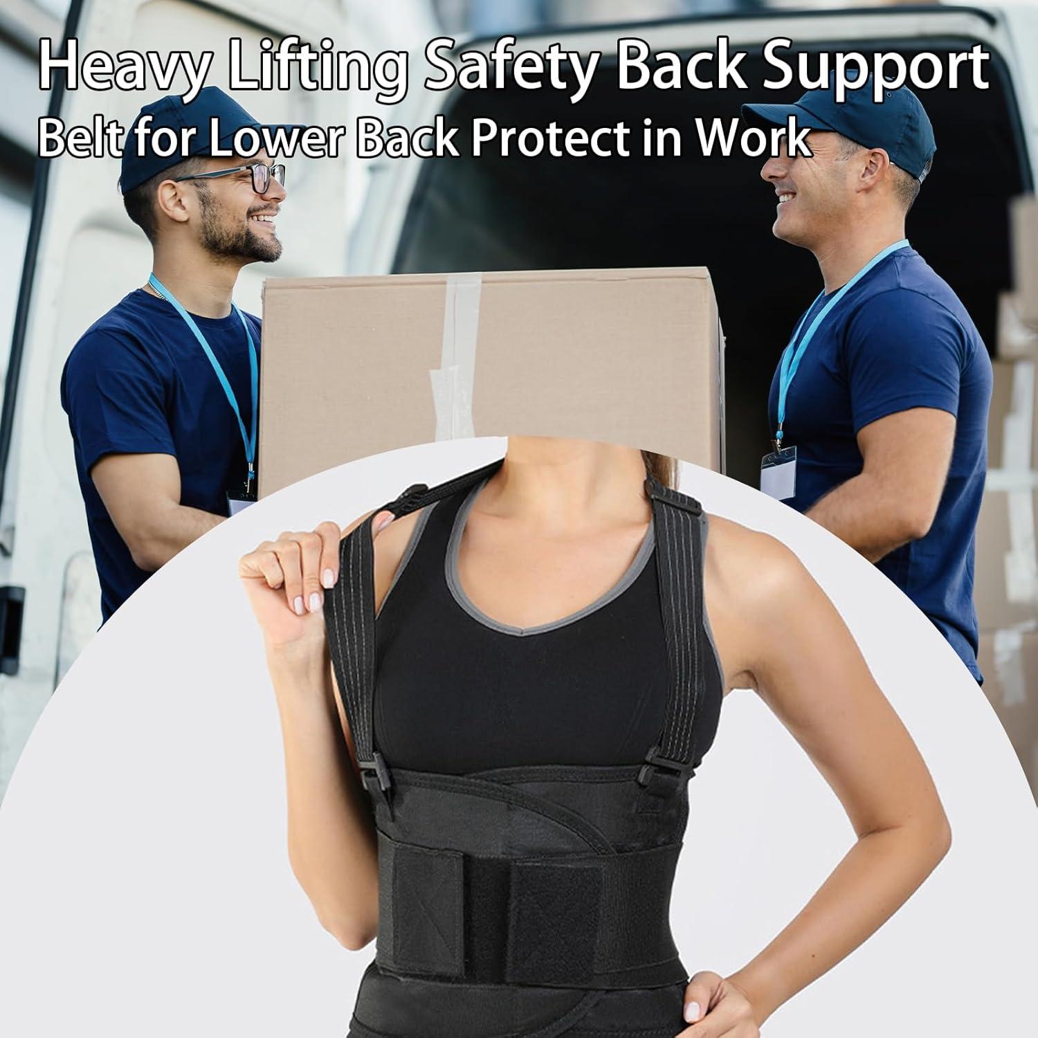 Faja de Soporte Lumbar FHOCSLO Ajustable para Espalda Baja