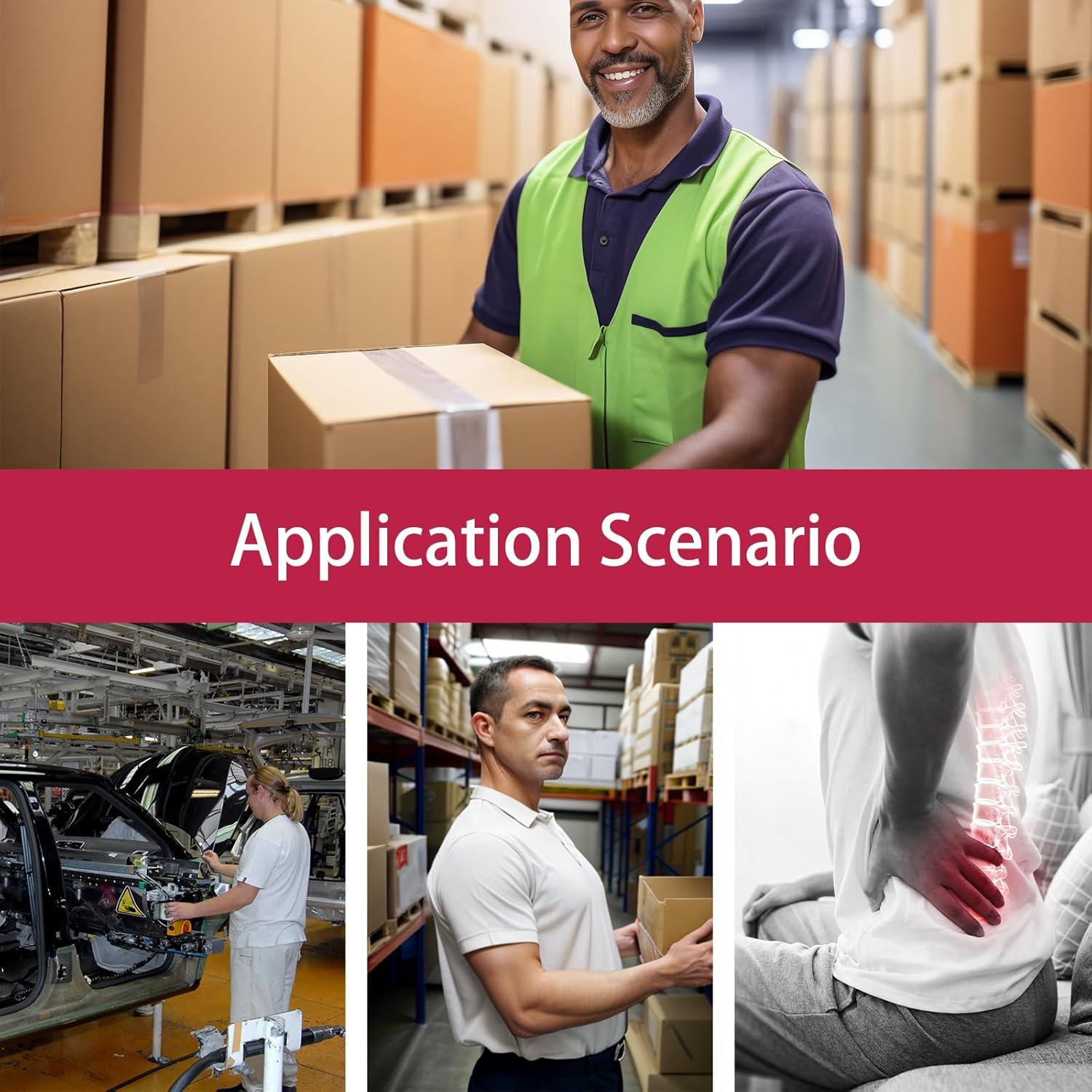 Faja de Soporte Lumbar FHOCSLO Ajustable para Espalda Baja