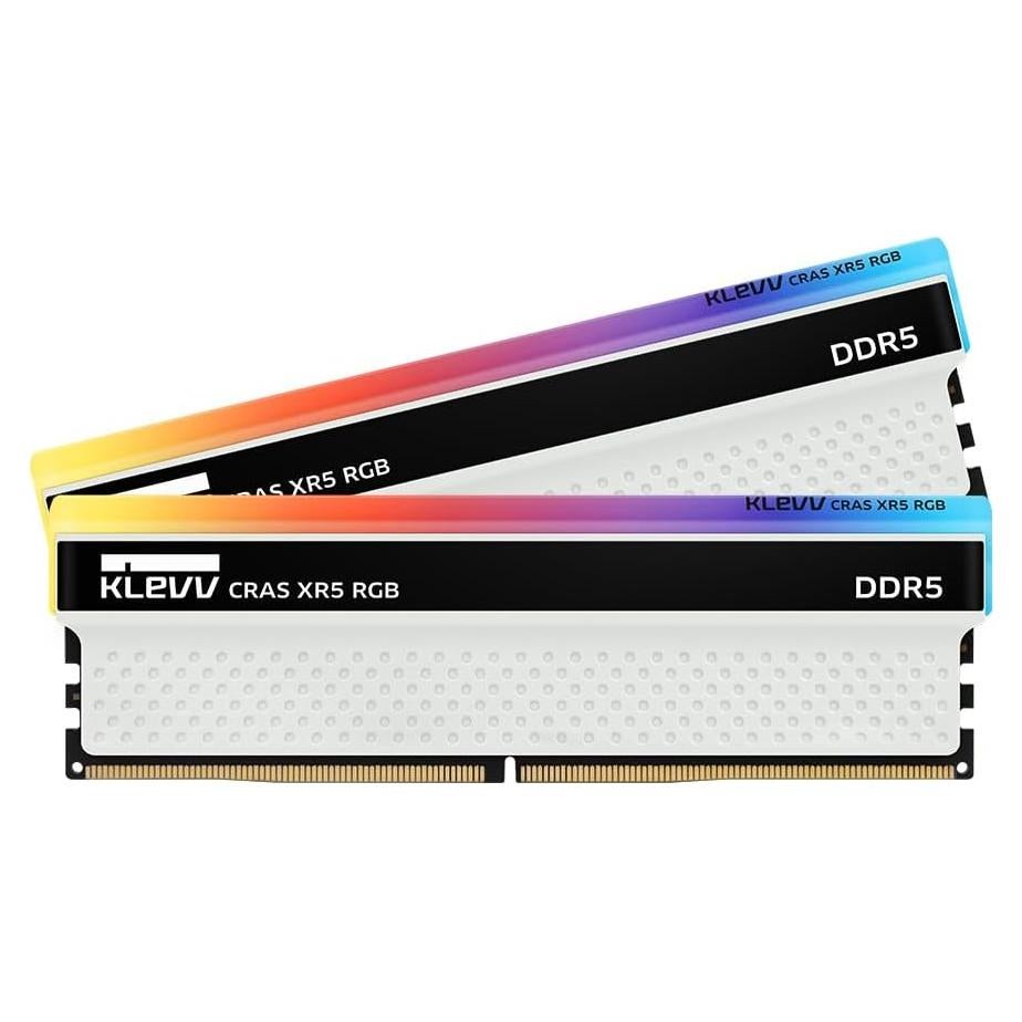 KLEVV CRAS XR5 RGB DDR5 32GB (2x16GB) 7000MHz CL36 A-DIE 1.4V Gaming Desktop Ram Memory SK Hynix Chip XMP 3.0 Ready (KD5AGUA80-70B360S)