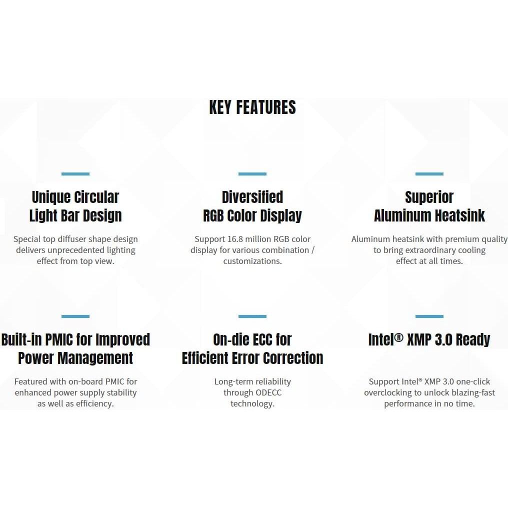 KLEVV CRAS XR5 RGB DDR5 32GB (2x16GB) 7000MHz CL36 A-DIE 1.4V Gaming Desktop Ram Memory SK Hynix Chip XMP 3.0 Ready (KD5AGUA80-70B360S)