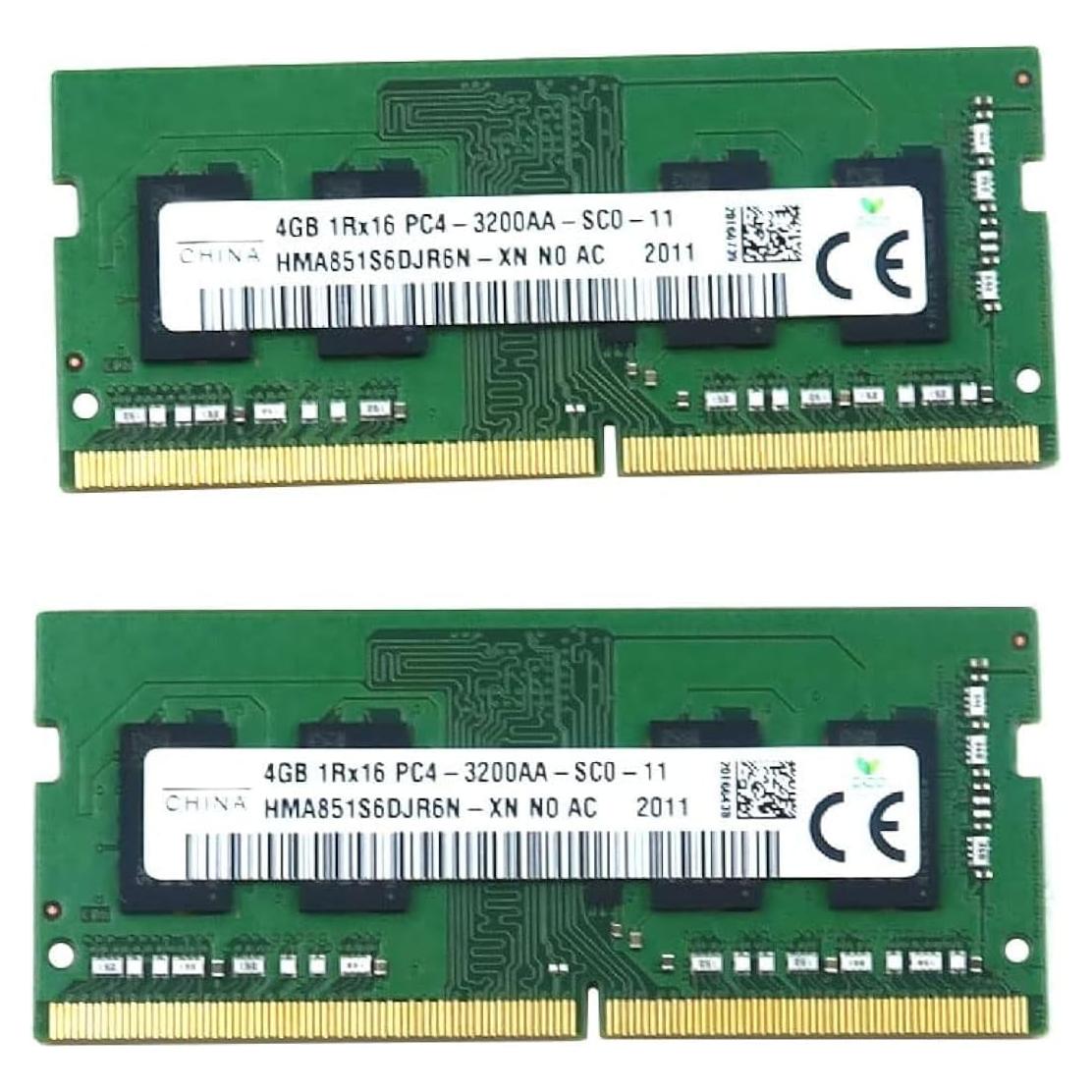 Módulo de Memoria DDR4 8GB (2x4GB) SK Hynix 3200MHz SO-DIMM