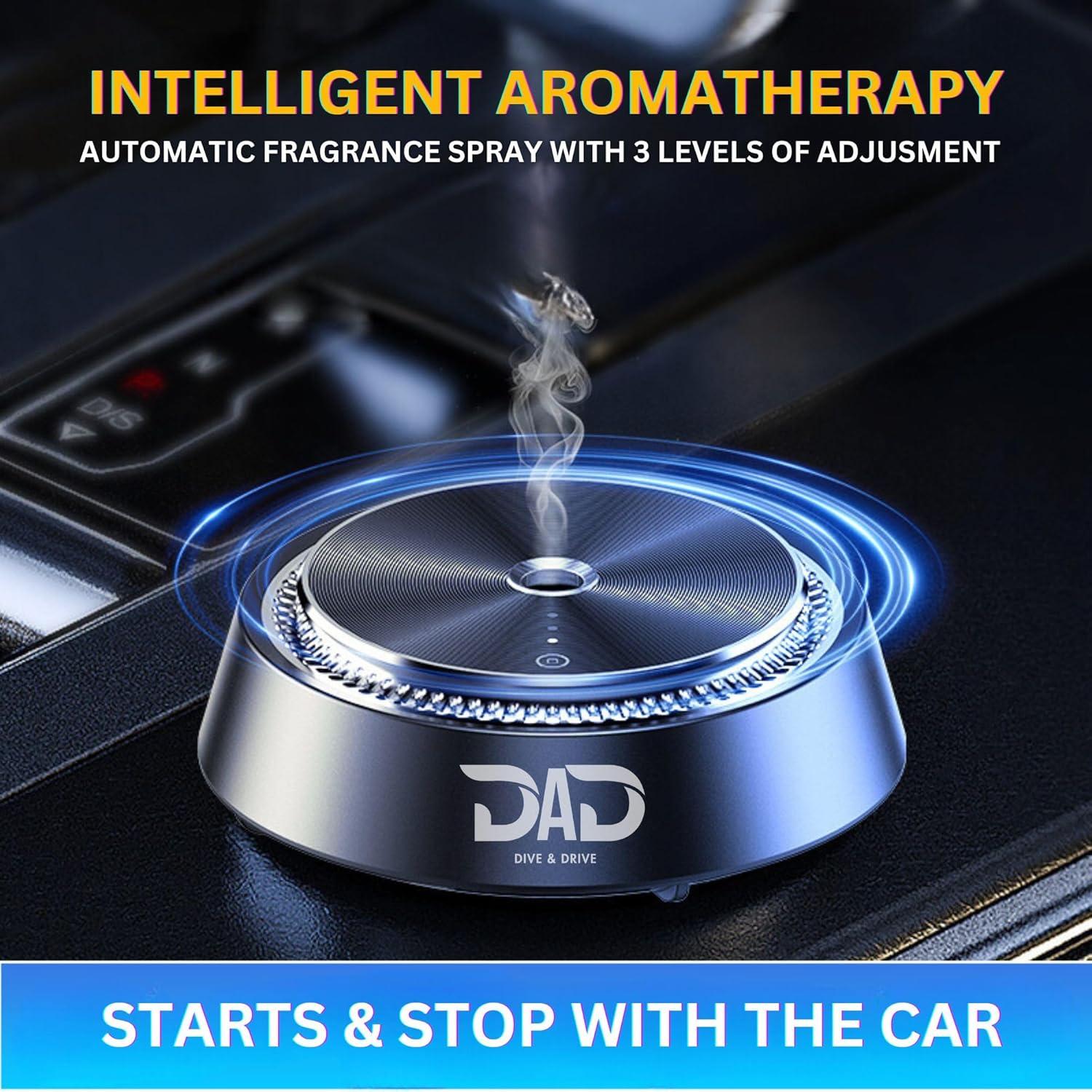 Difusor de Aromaterapia Inteligente Dive and Drive - Negro