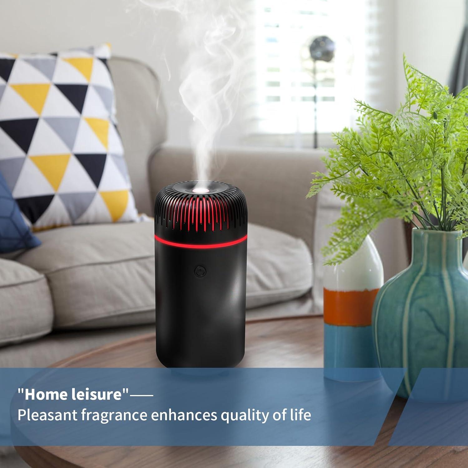 Difusor de Coche Genérico 100ML Ultrasonico USB Negro