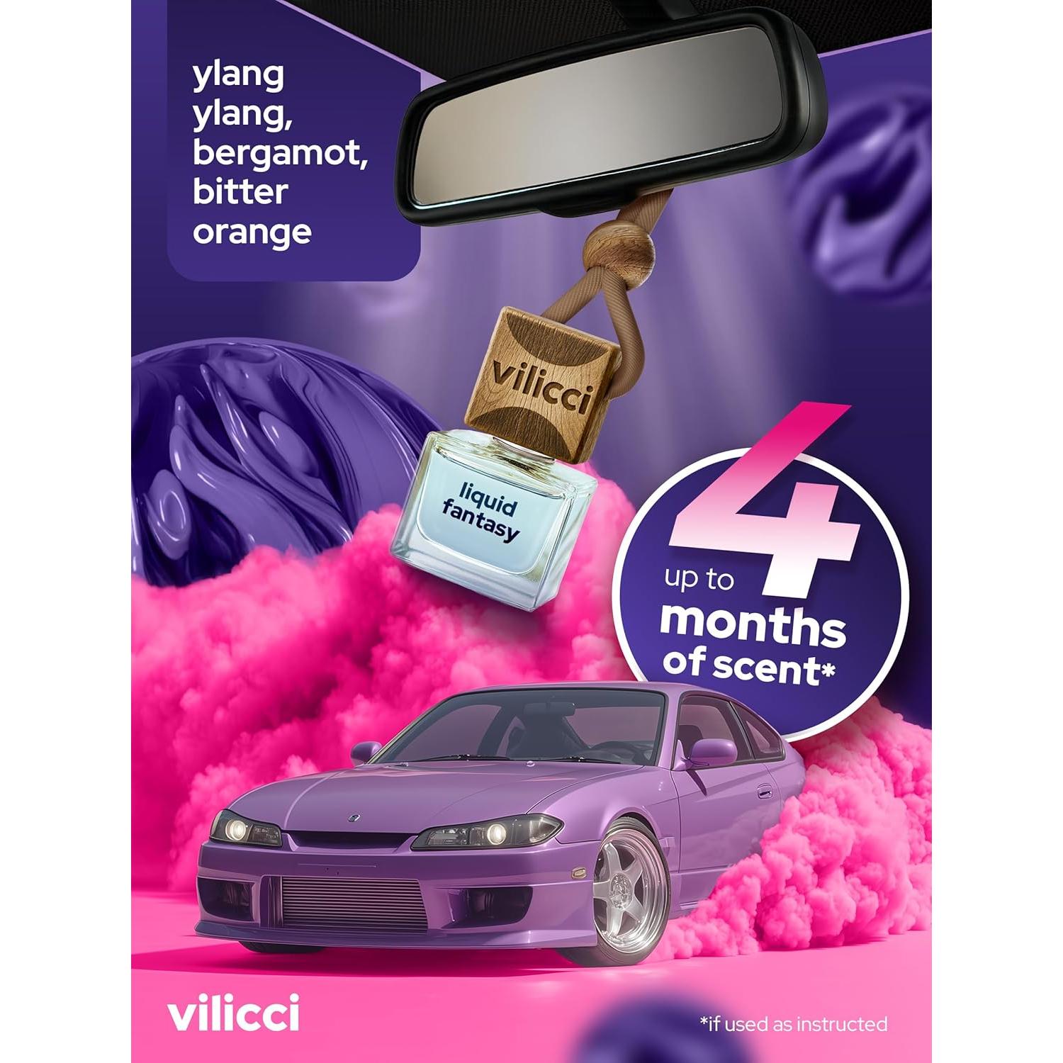 Ambientador de Auto Vilicci Liquid Fantasy - 120 Días Duración