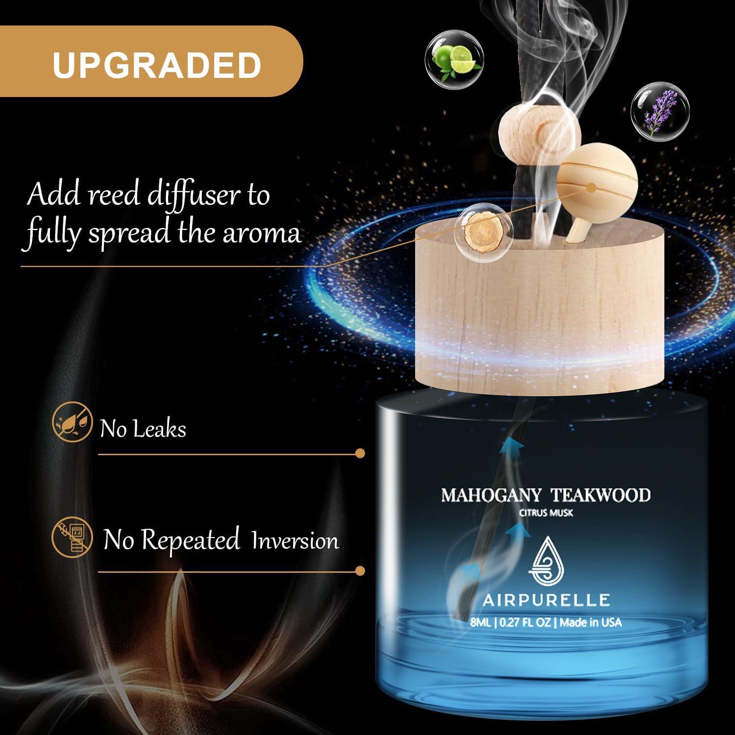 Ambientador de Coche Colgante Wellington Madera de Caoba 8ml x2