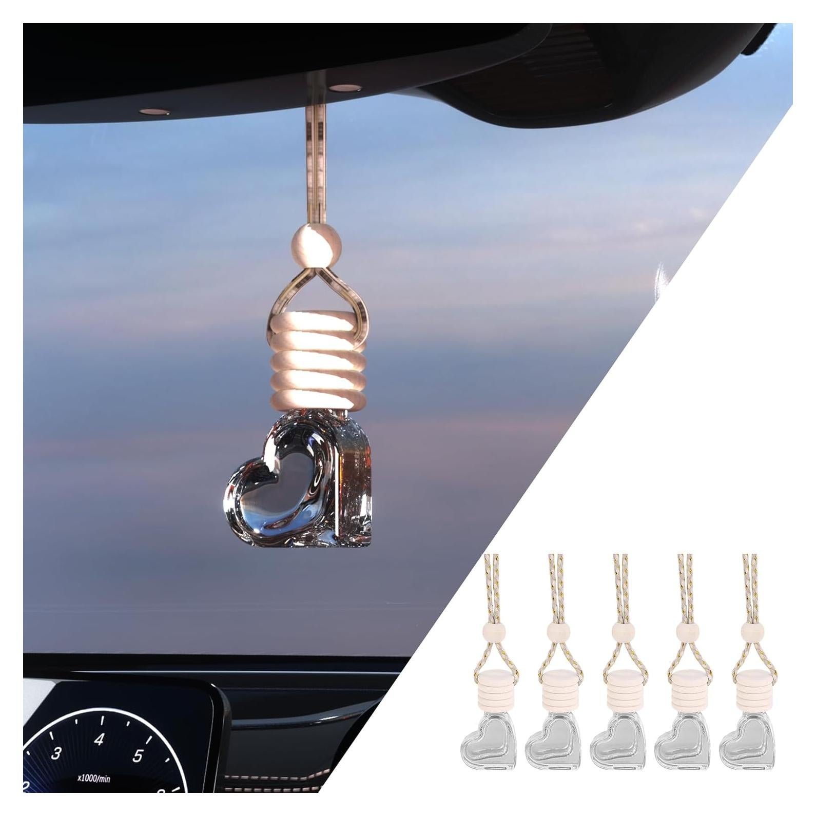 5PCS Ambientador Colgante para Auto Couslcd 8ml Corazón