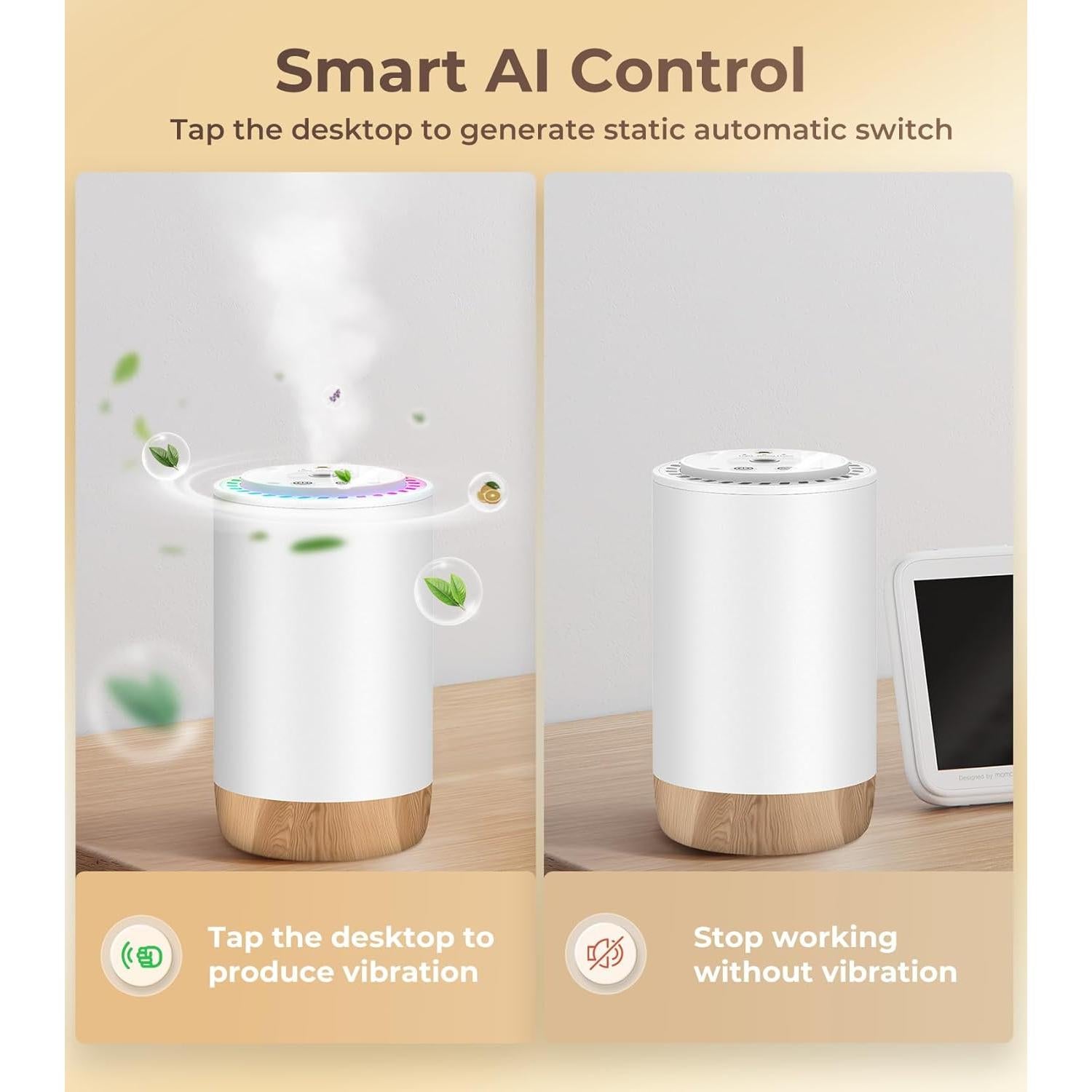 Difusor de Aromas MINISO Lavanda Sin Agua 50ml Portátil