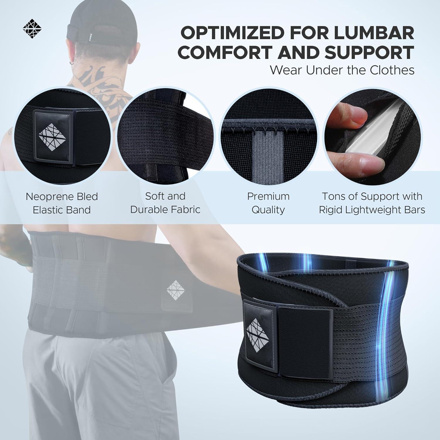 Faja de Soporte Lumbar NeoHealth - Ajustable y Cómoda