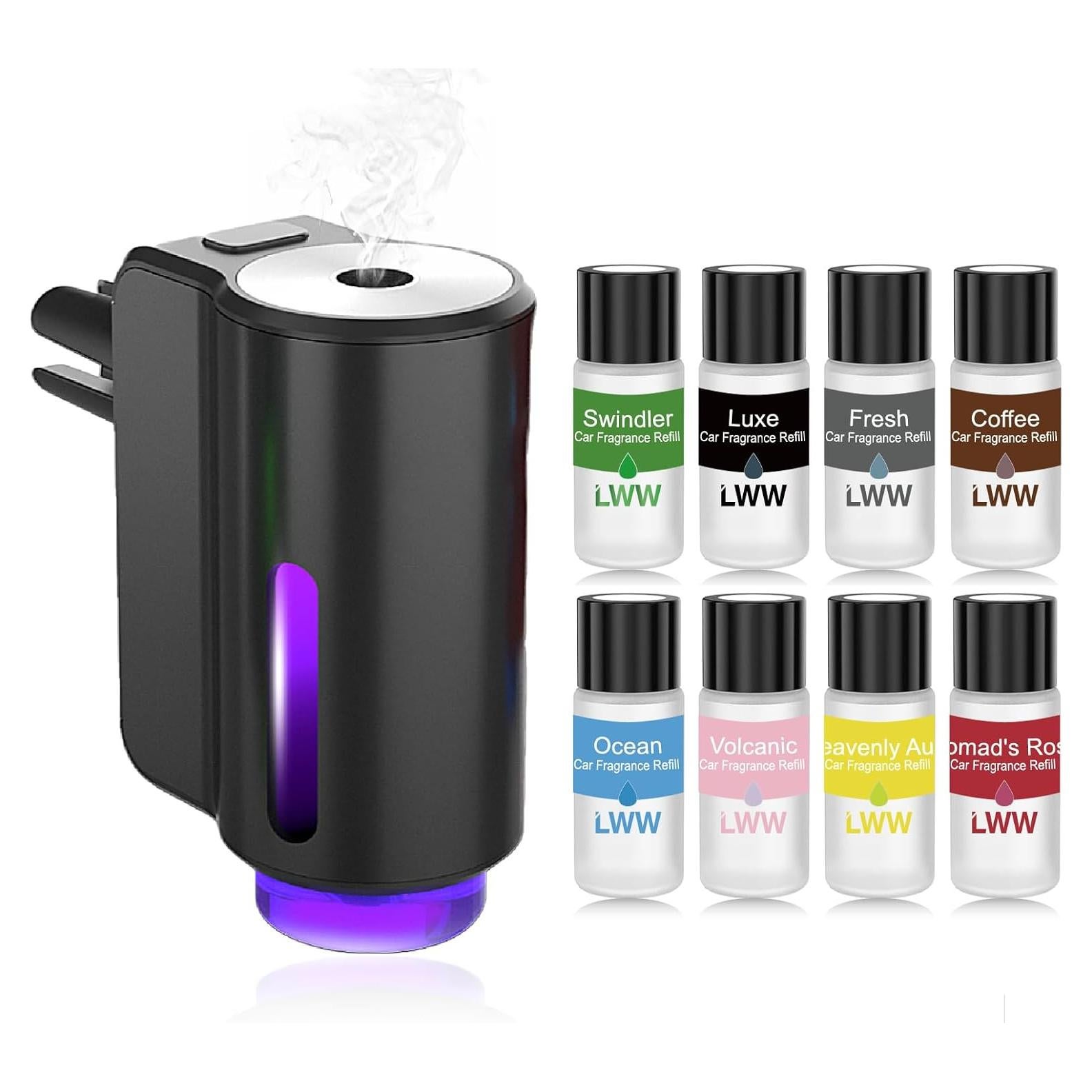 Difusor de Aroma para Coche Lmtlinda Negro - 3 Modos, Recargable