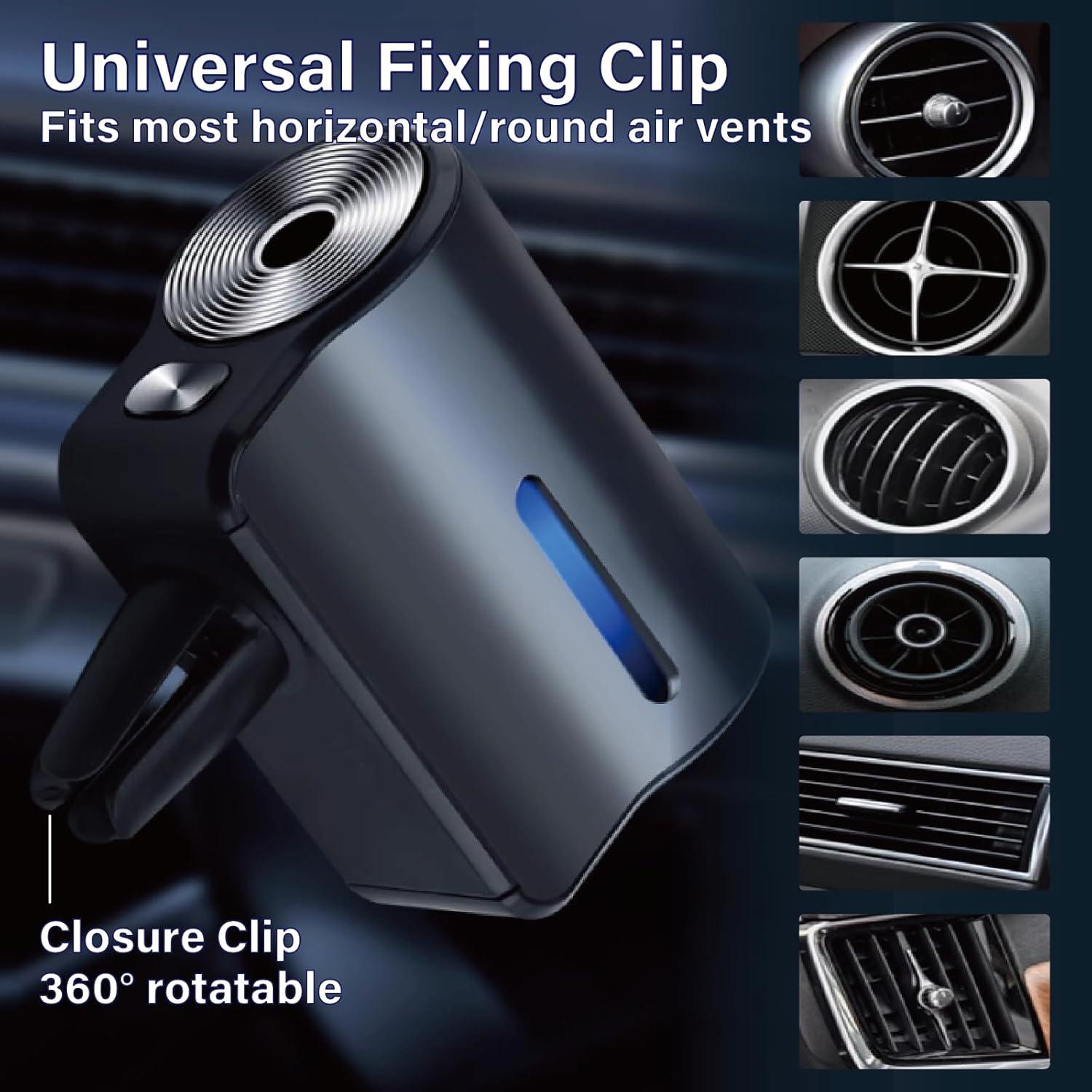 Difusor de Aroma para Coche Lmtlinda Negro - 3 Modos, Recargable