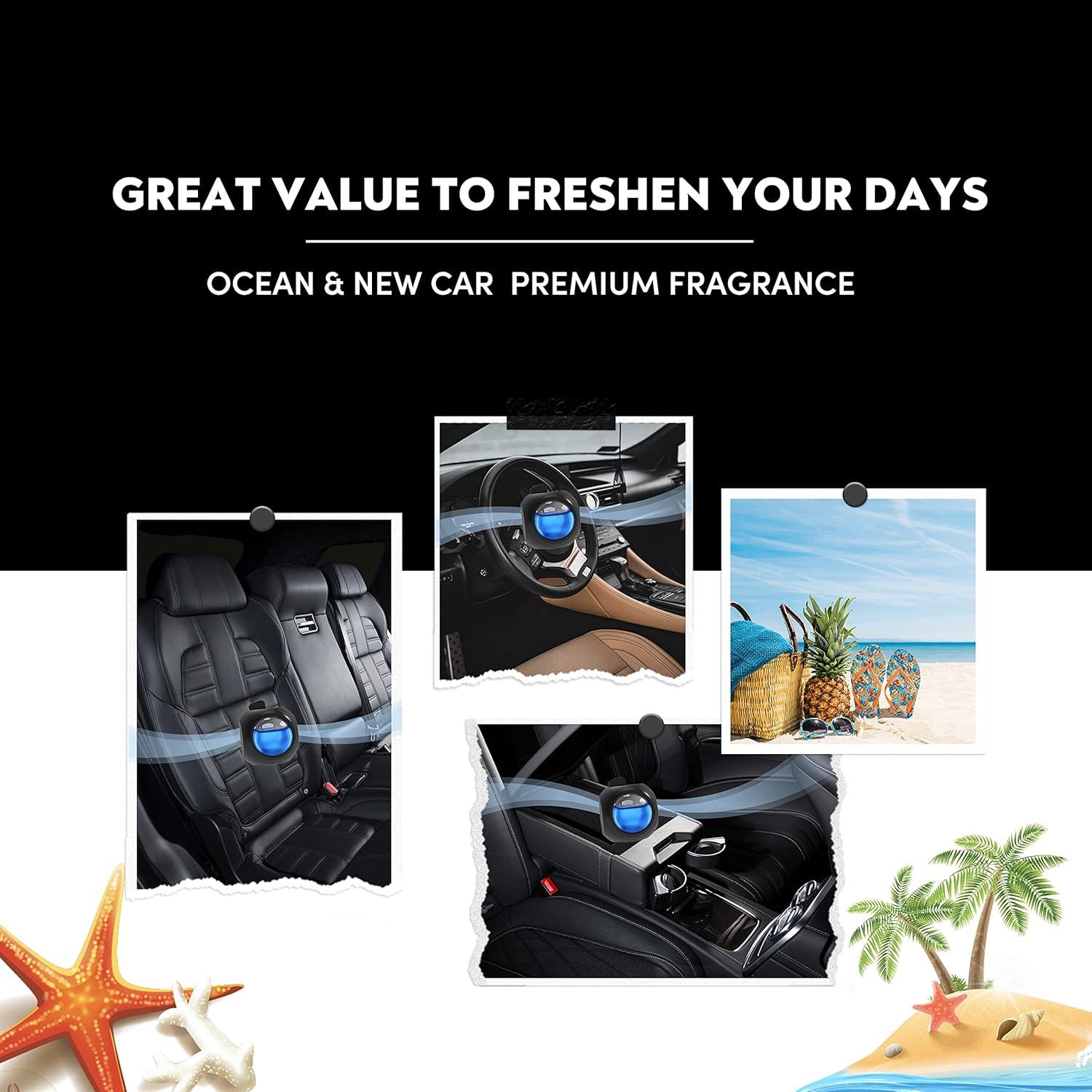 Ambientador de Auto Clips DRIVEJOY 8 PK Océano Larga Duración