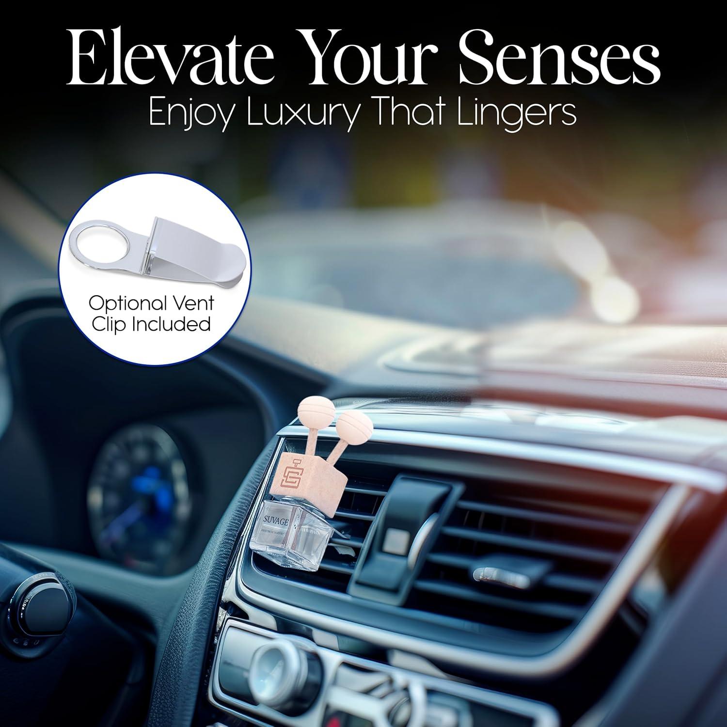 Difusor de Fragancia CARSPICES Sauvage - Ambientador de Auto