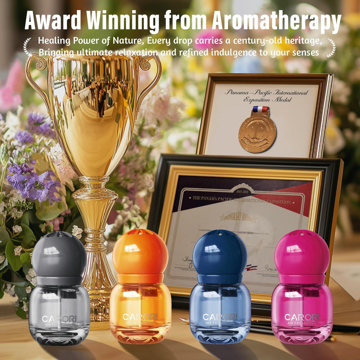 Ambientador de Auto CARORI Clip Gardenia 13ml x2 - 180 Días