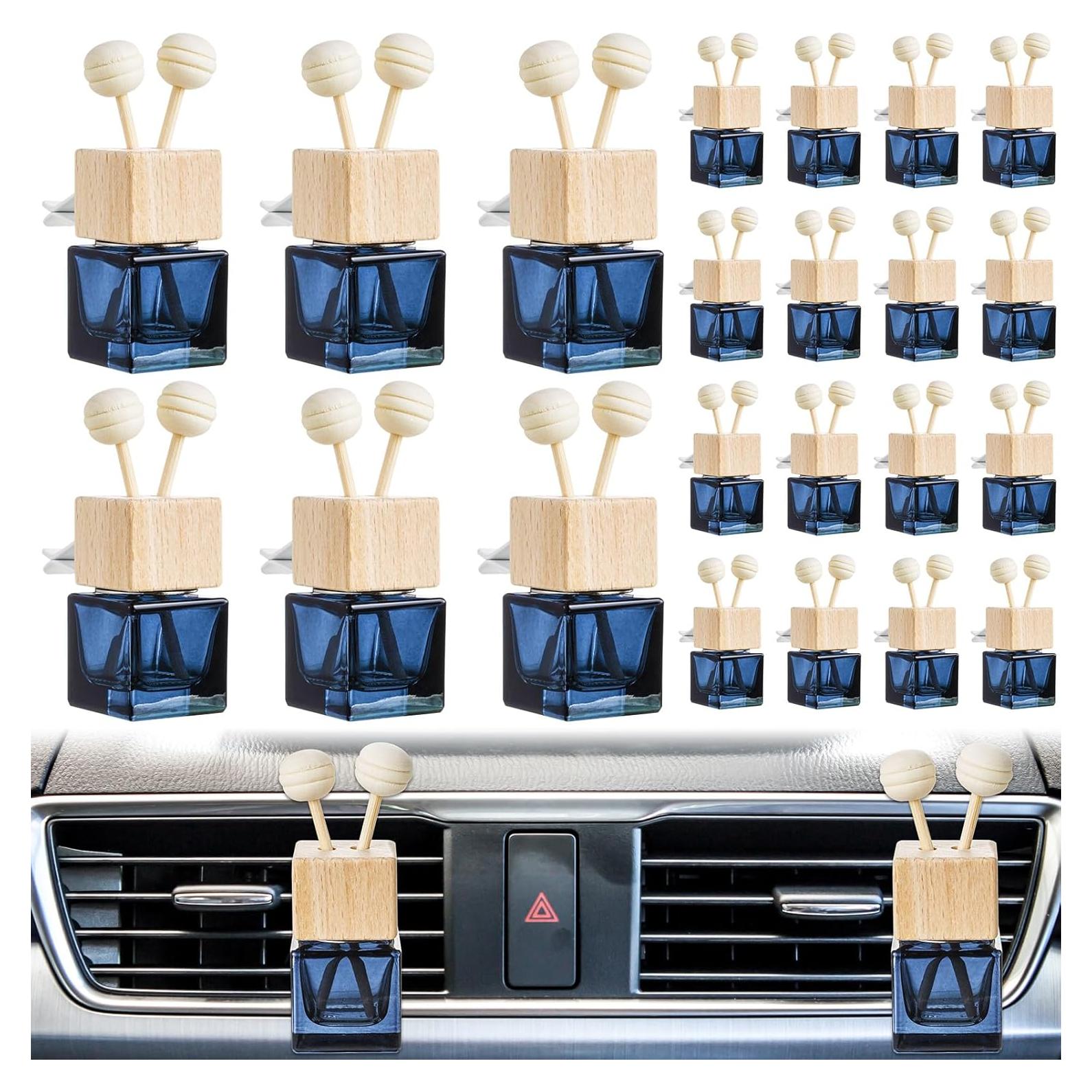 Difusores de Aceite Esencial Zubebe 30 Pcs Vidrio Auto