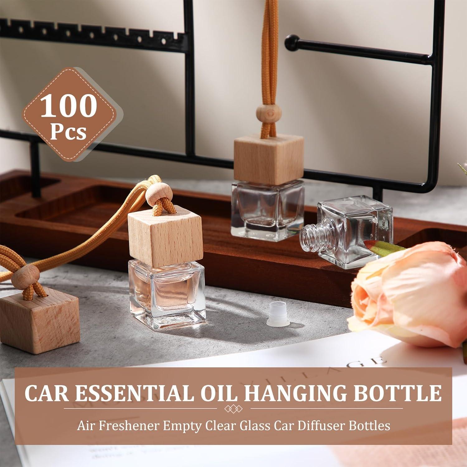 100 Piezas Ambientadores de Aire para Coche Rtteri Cuadrados