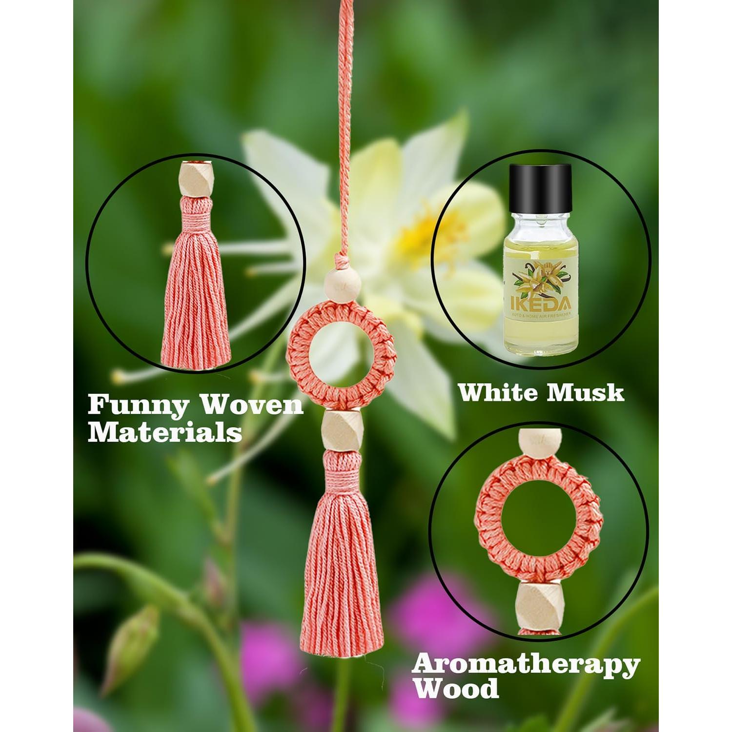 Difusor de Aromas para Auto Ikeda Perfume Almizcle Blanco 1pieza