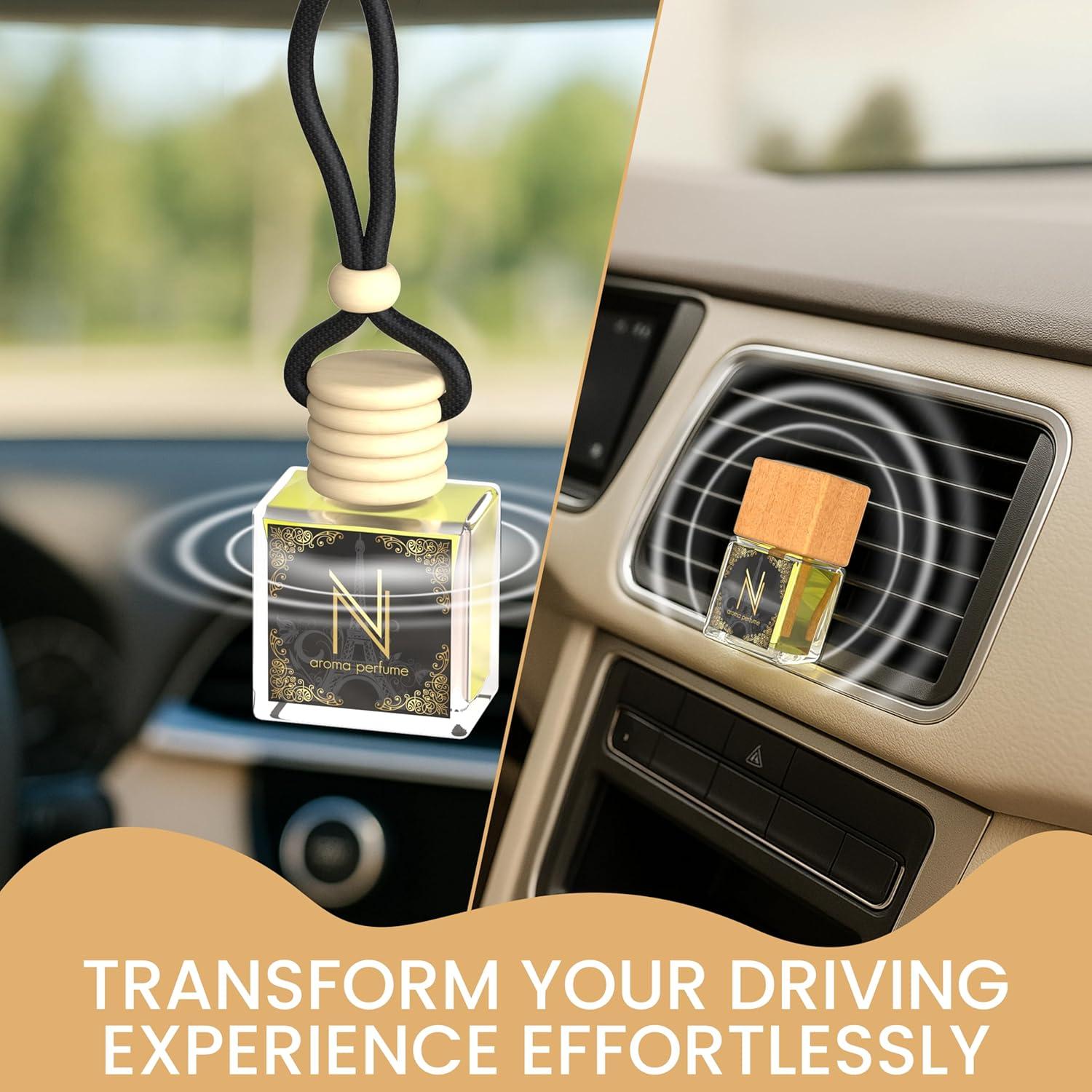 Ambientador de Auto Jo'Ma Noir - Fragancia de Larga Duración