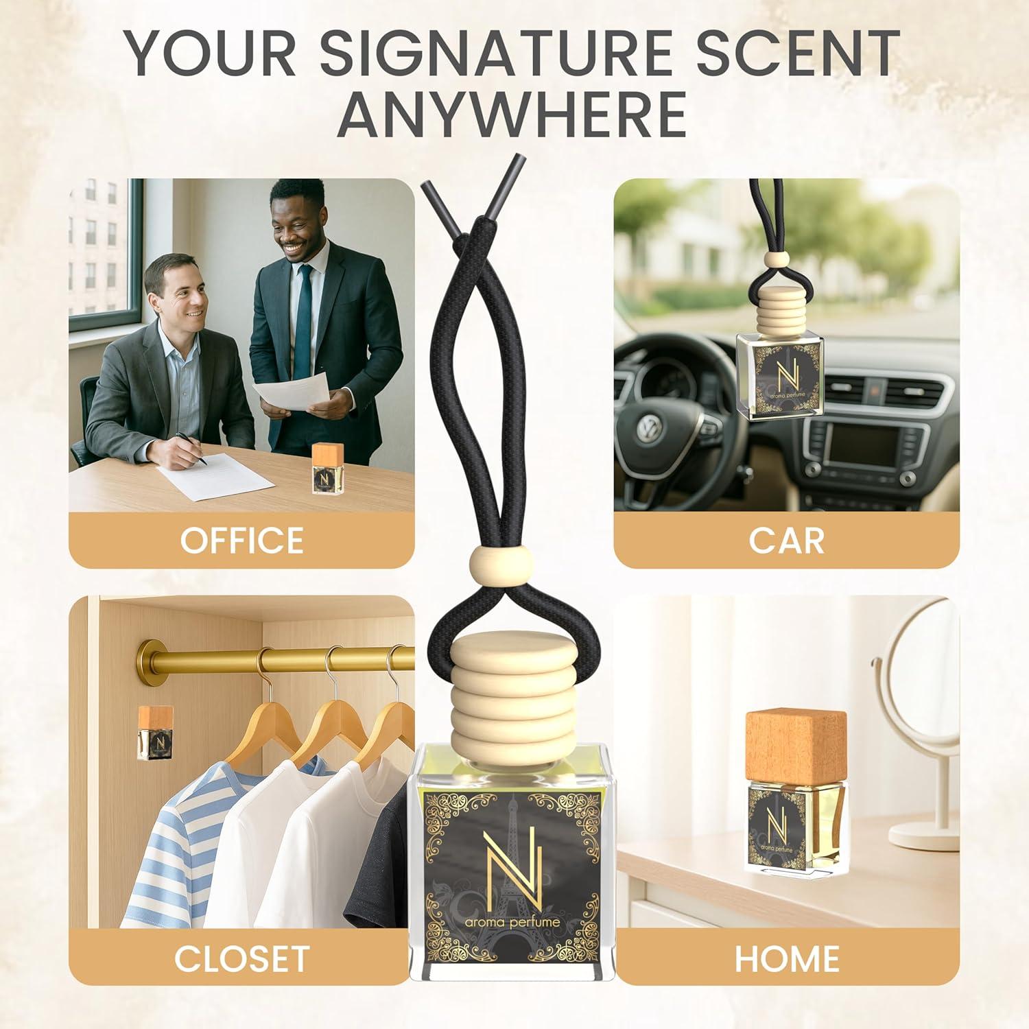 Ambientador de Auto Jo'Ma Noir - Fragancia de Larga Duración