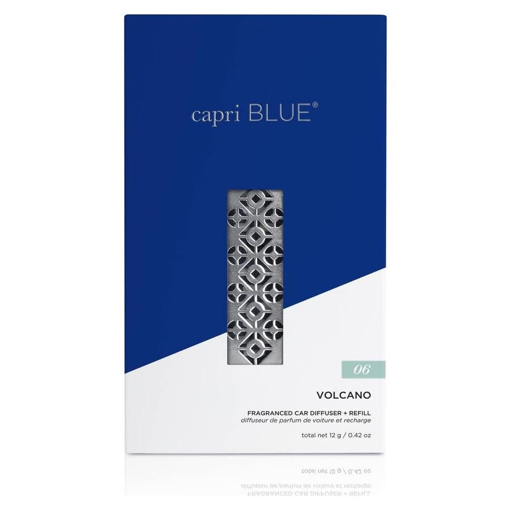 Difusor de Auto Capri Blue Volcano con 4 Recargas Aromáticas