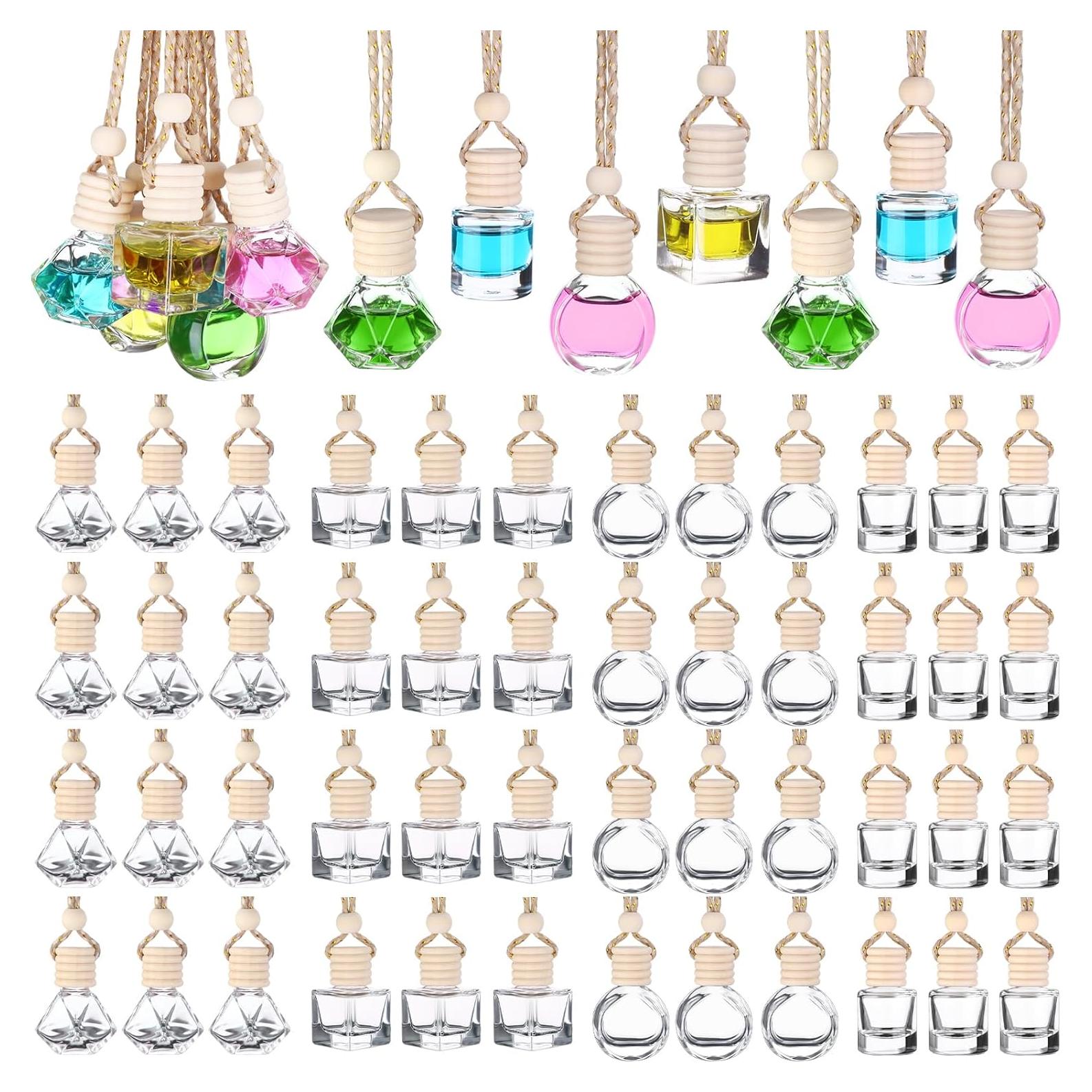 60 Botellas Difusoras Ambientador de Coche Vidrio Mkhaslri 8ml