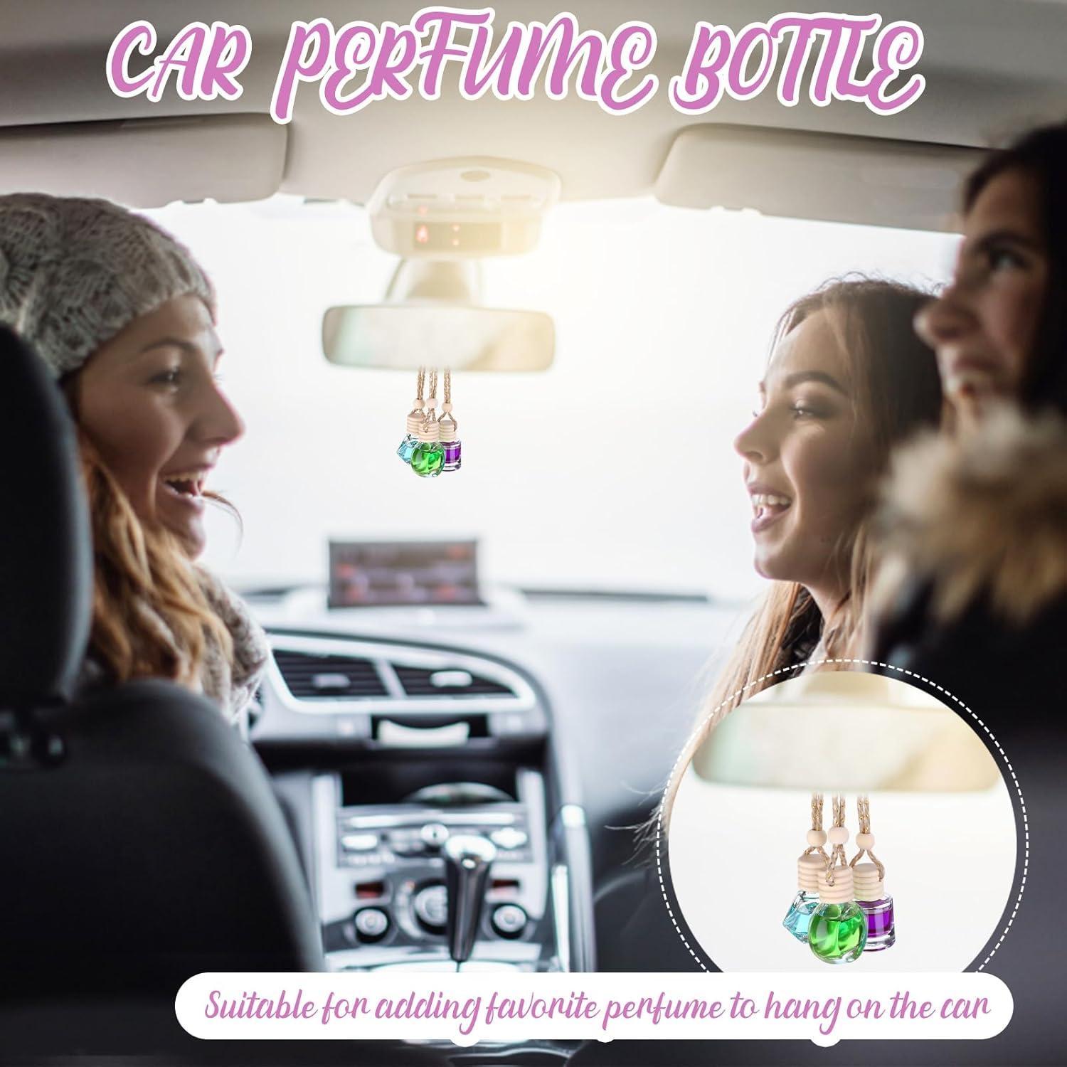 60 Botellas Difusoras Ambientador de Coche Vidrio Mkhaslri 8ml