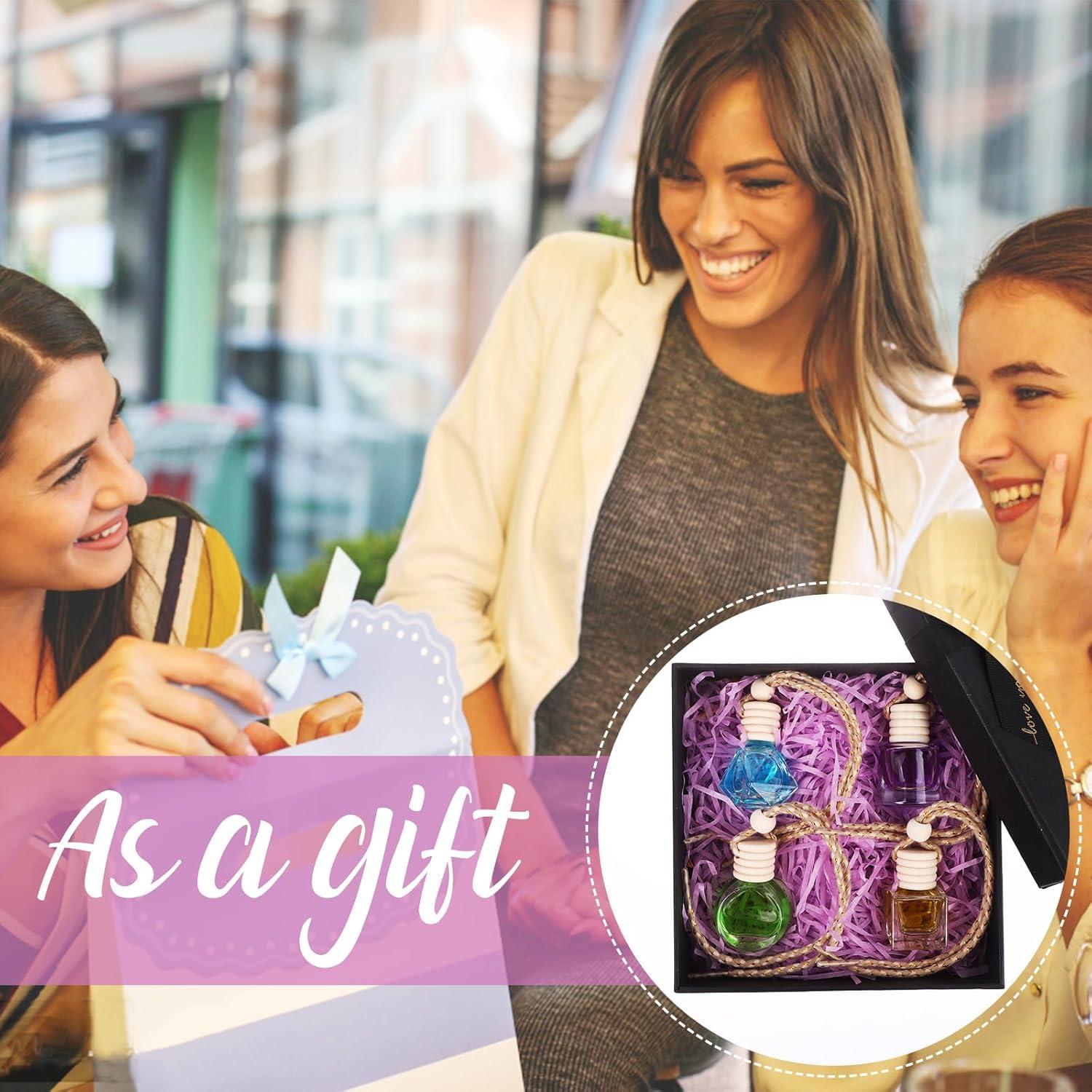 60 Botellas Difusoras Ambientador de Coche Vidrio Mkhaslri 8ml