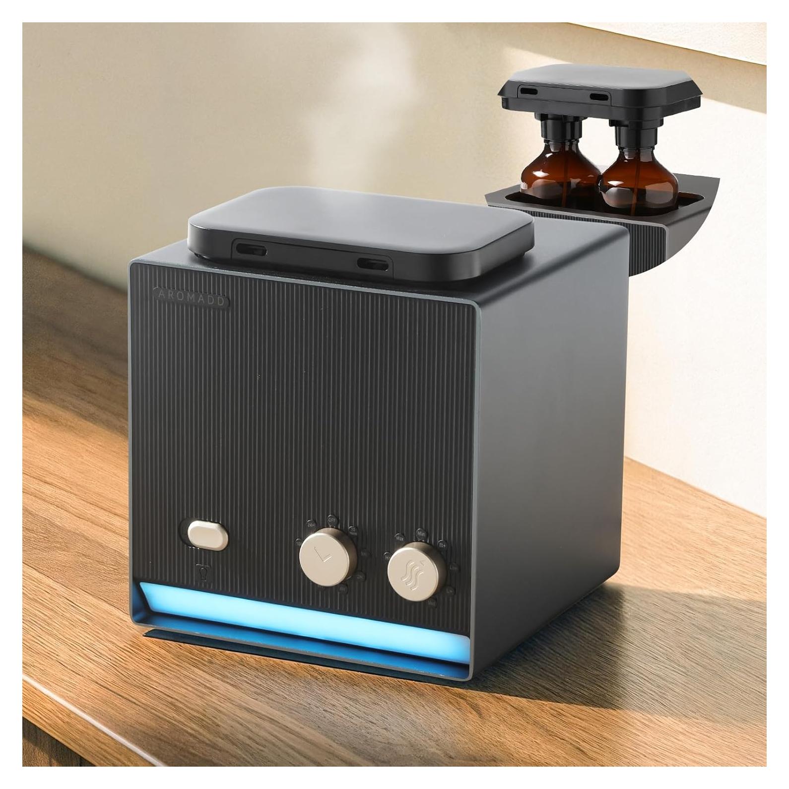 Difusor de Aceite Esencial Aromadd D-Air Pro Titanio Negro 200ml