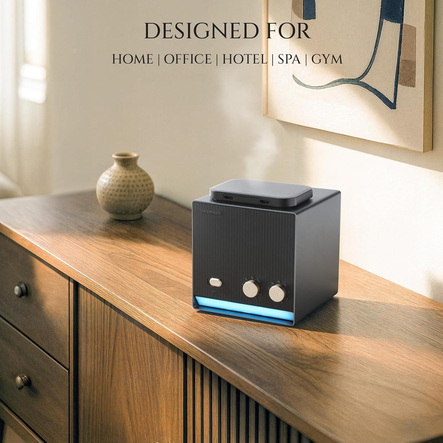 Difusor de Aceite Esencial Aromadd D-Air Pro Titanio Negro 200ml