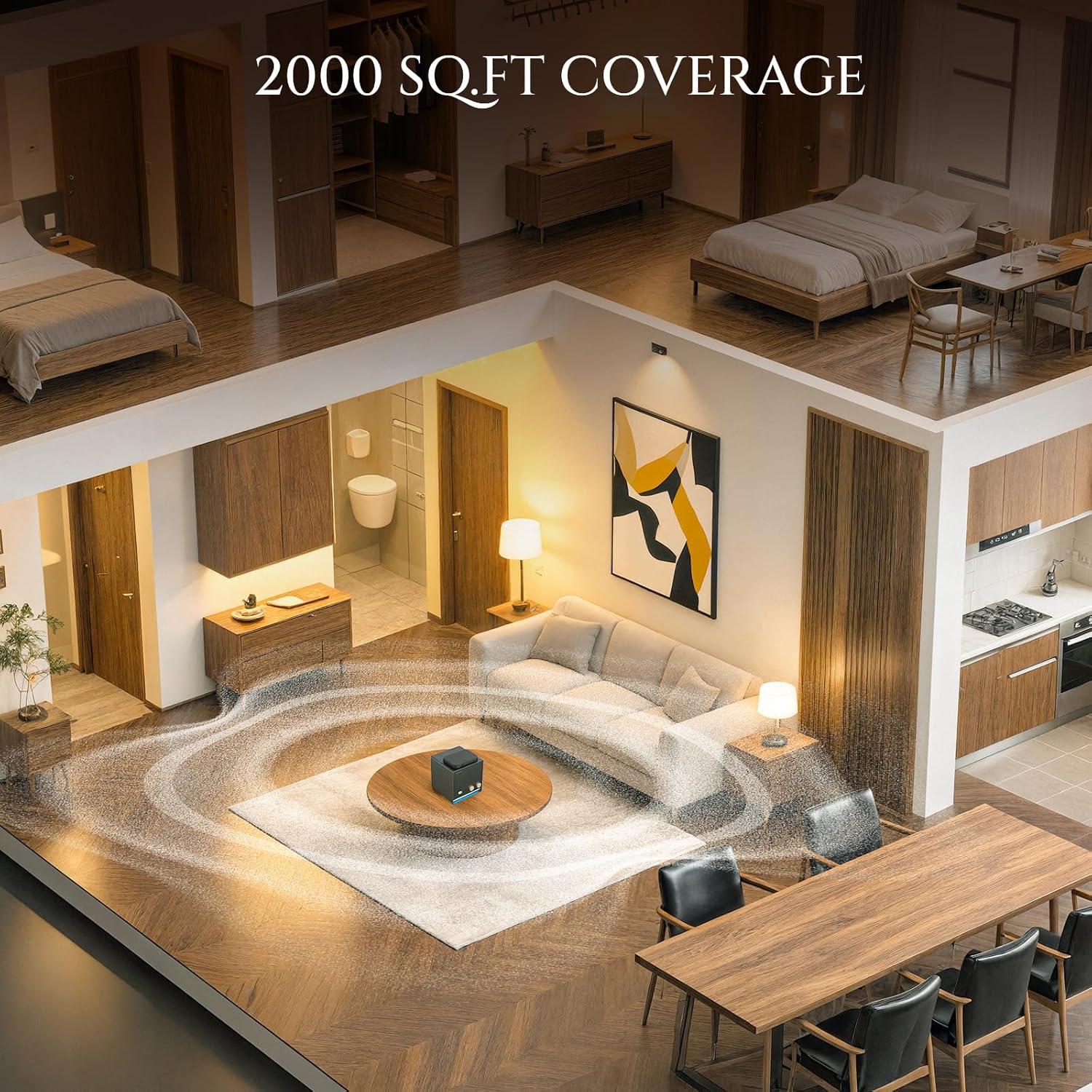 Difusor de Aceite Esencial Aromadd D-Air Pro Titanio Negro 200ml