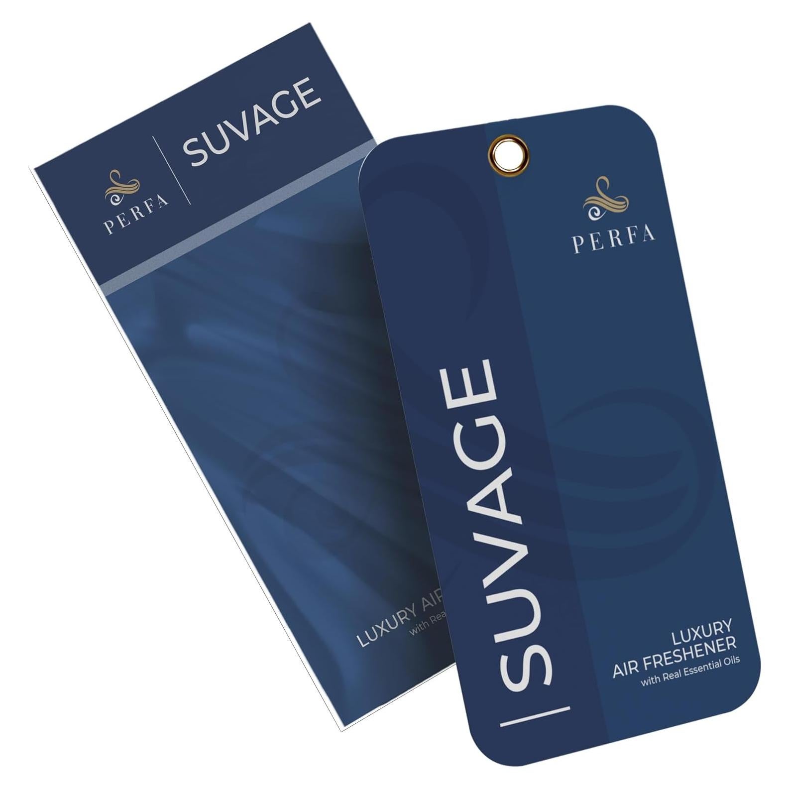 Ambientador de coche Perfa Suvage - Fragancia fuerte 6 semanas