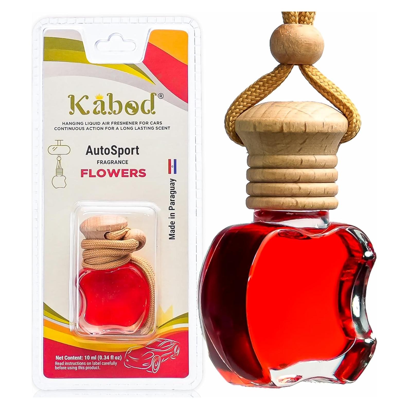 Ambientador de Auto Kabod AutoSport Flores 10 ml Duradero