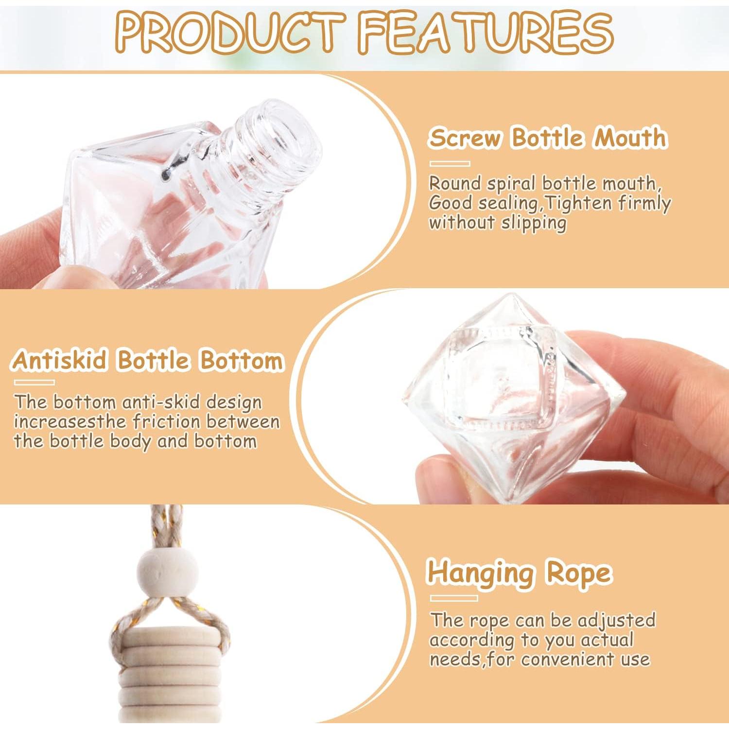 50 Frascos de Vidrio 8ml Difusor de Aroma DMuuuDM