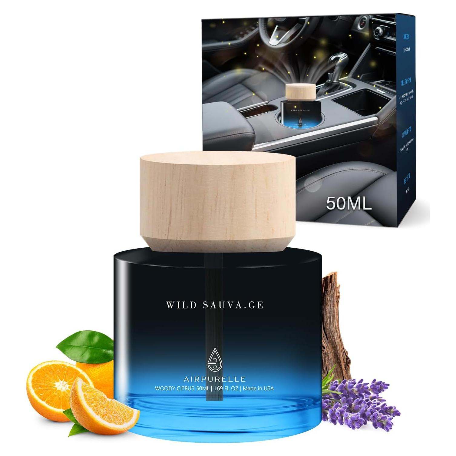 Ambientador de Auto Wellington Cítrico Amaderado 50ml