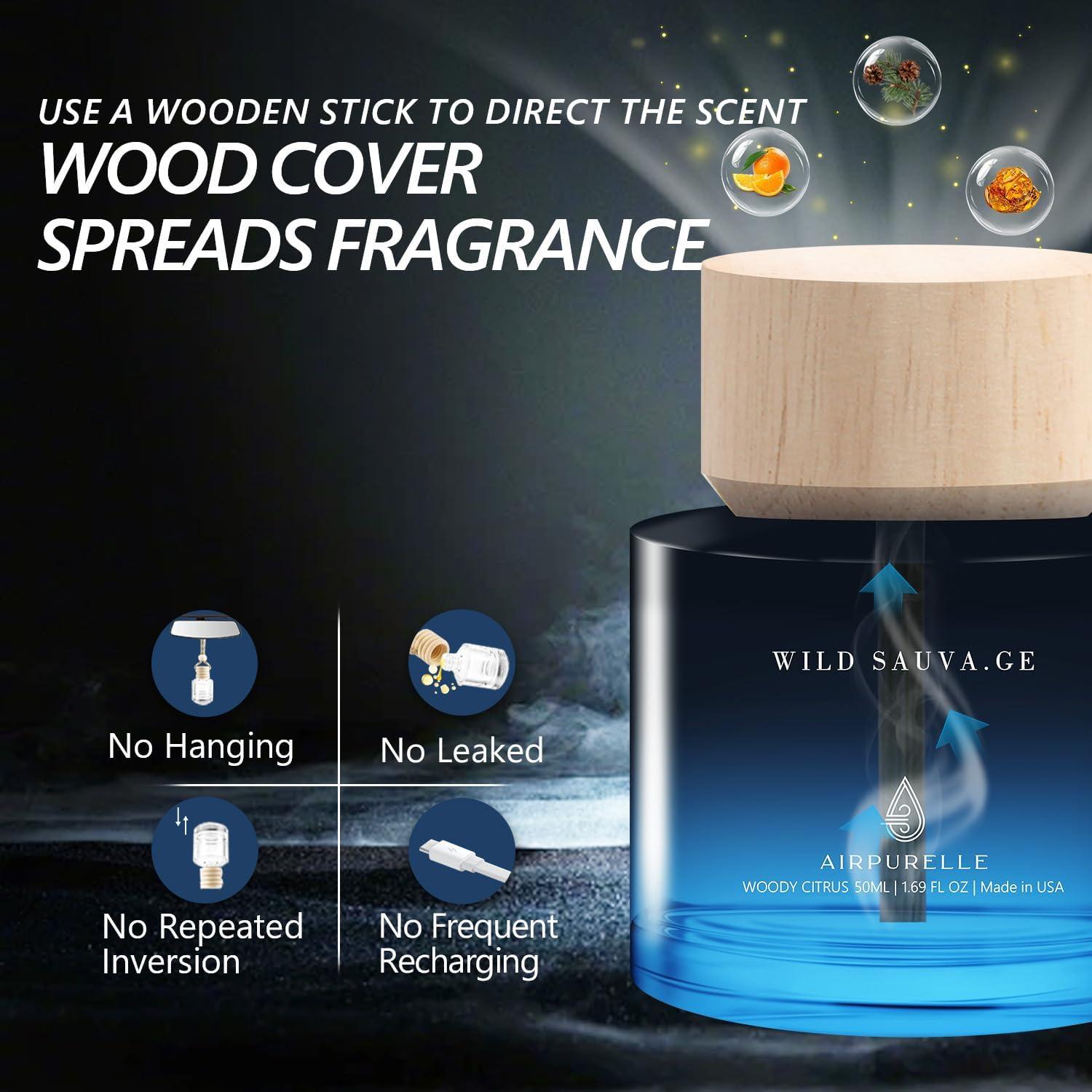 Ambientador de Auto Wellington Cítrico Amaderado 50ml